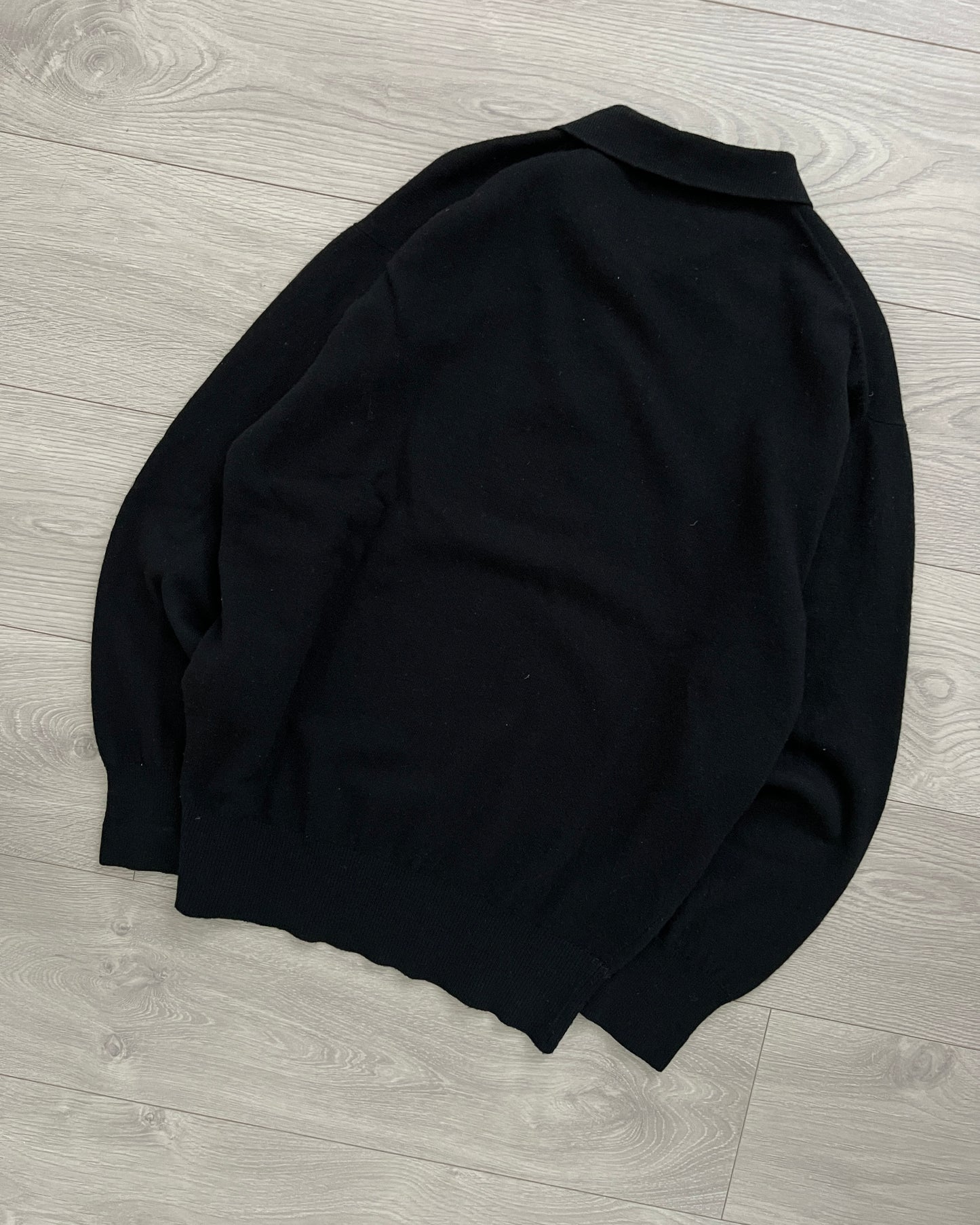 Comme Des Garcons Homme 1990s Wool Polo - Size M