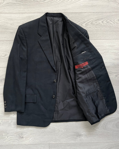 Comme Des Garcons Homme Deux AW1999 Textured Pleated Suit - Size L Jacket / 34 Waist