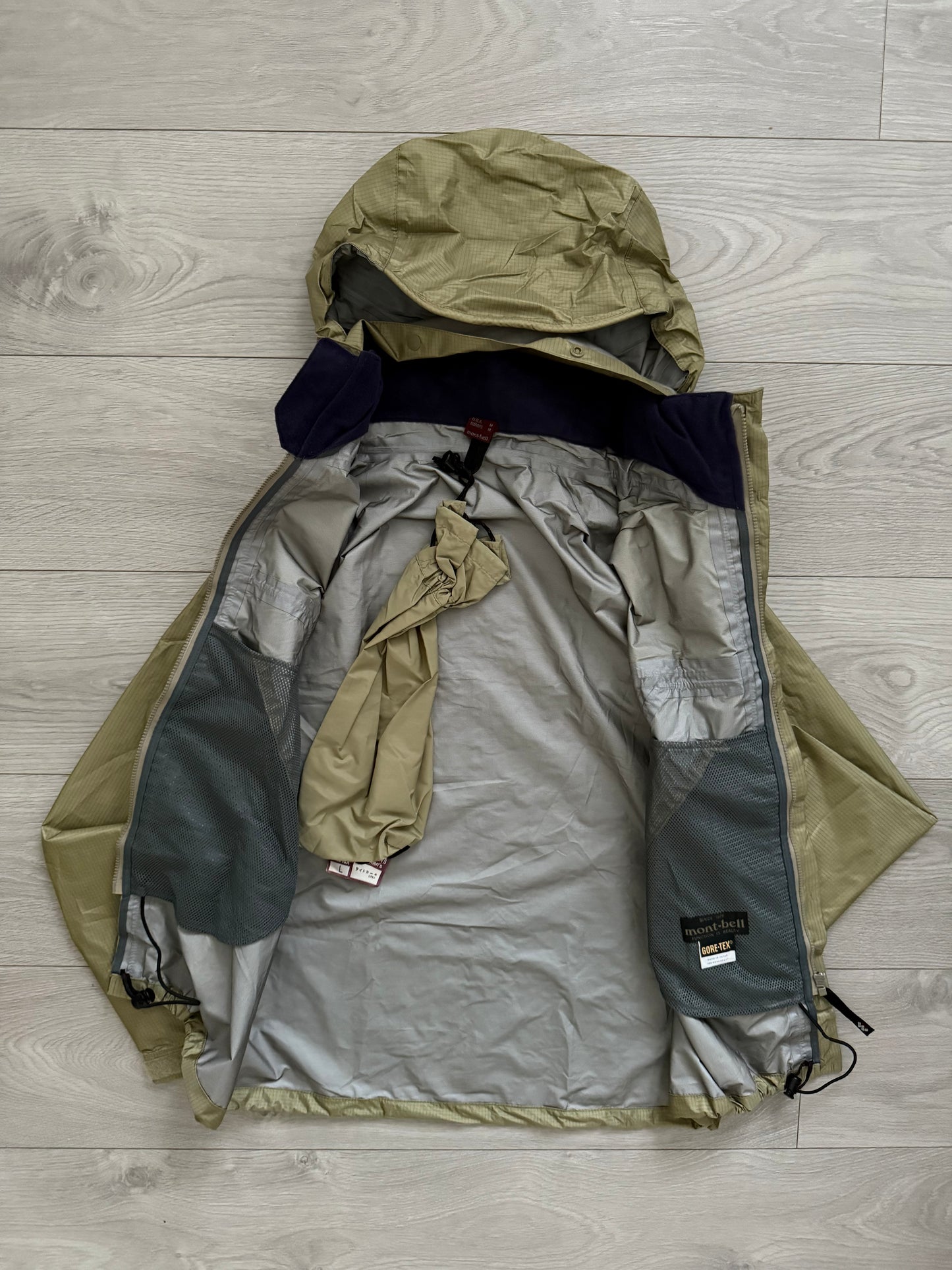 Montbell 00s Waterproof Rain Jacket & Trouser Set - Size M