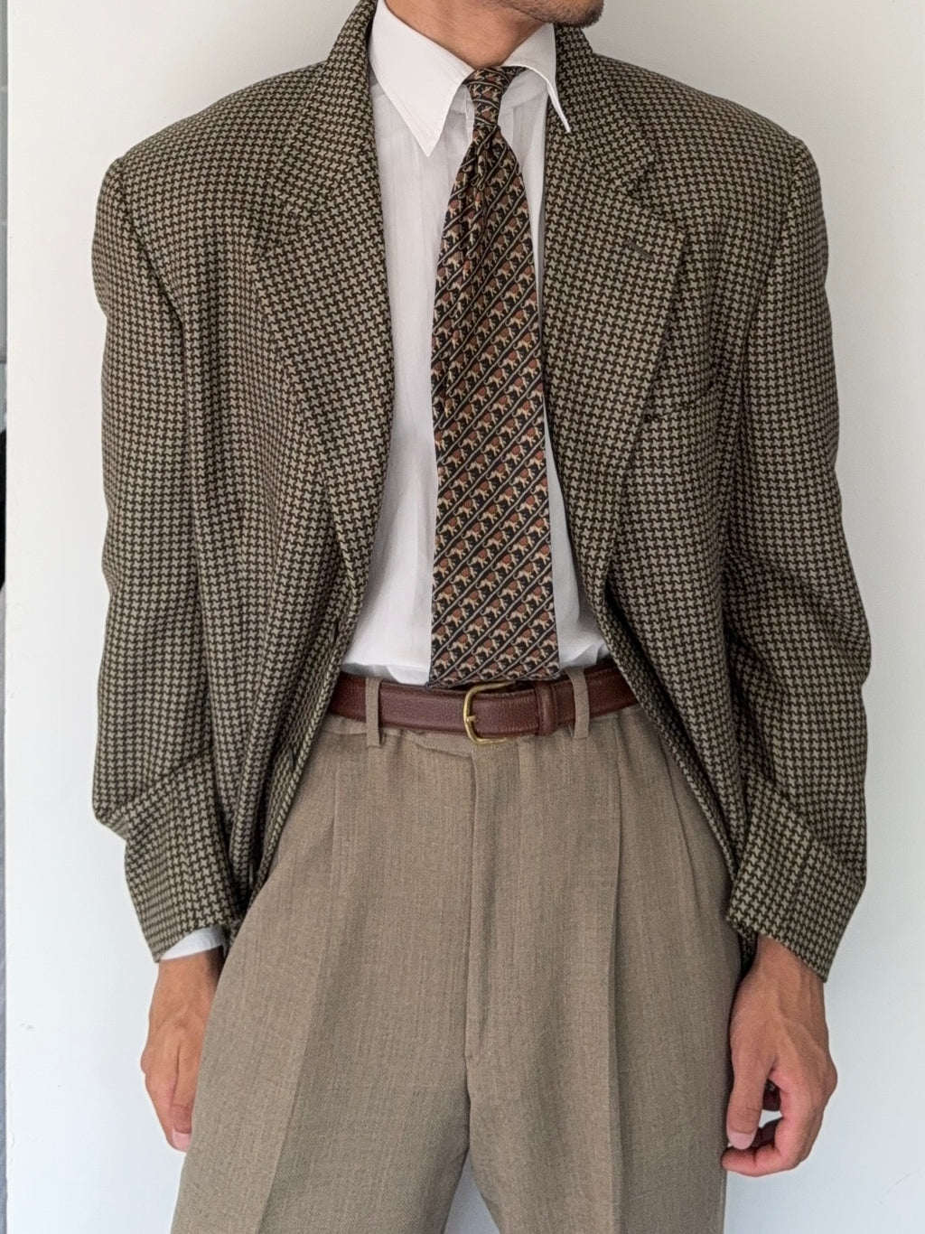 Giorgio Armani 1990s 3B Soft Wool Draped Sport Jacket Blazer - Size XL