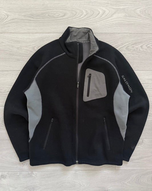 Salomon 2005 Clima Pro Tech Knit Fleece Lined Panelled Jacket - Size L