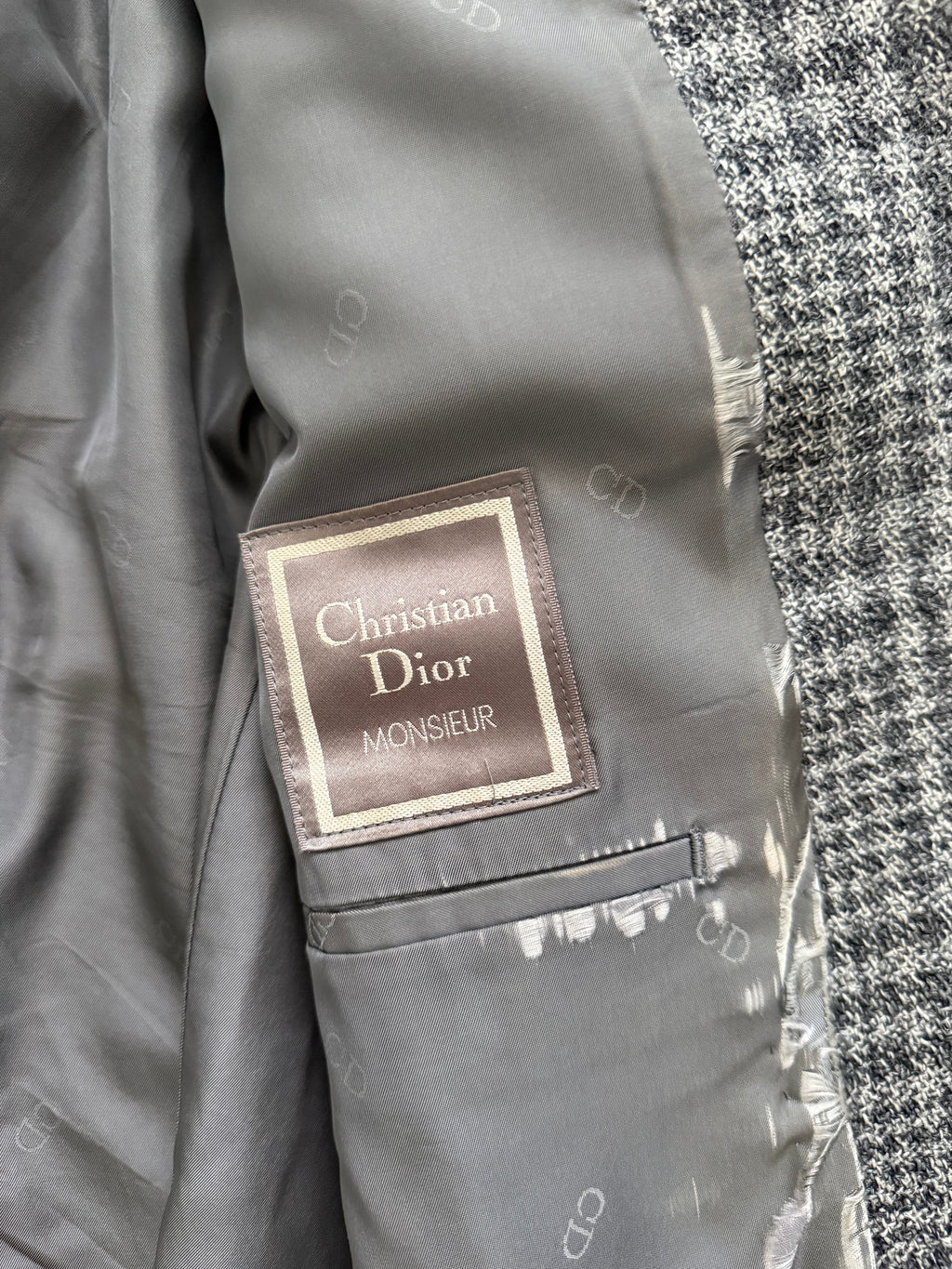 Christian Dior 1980s 2B Wool Sports Jacket Blazer - Size S