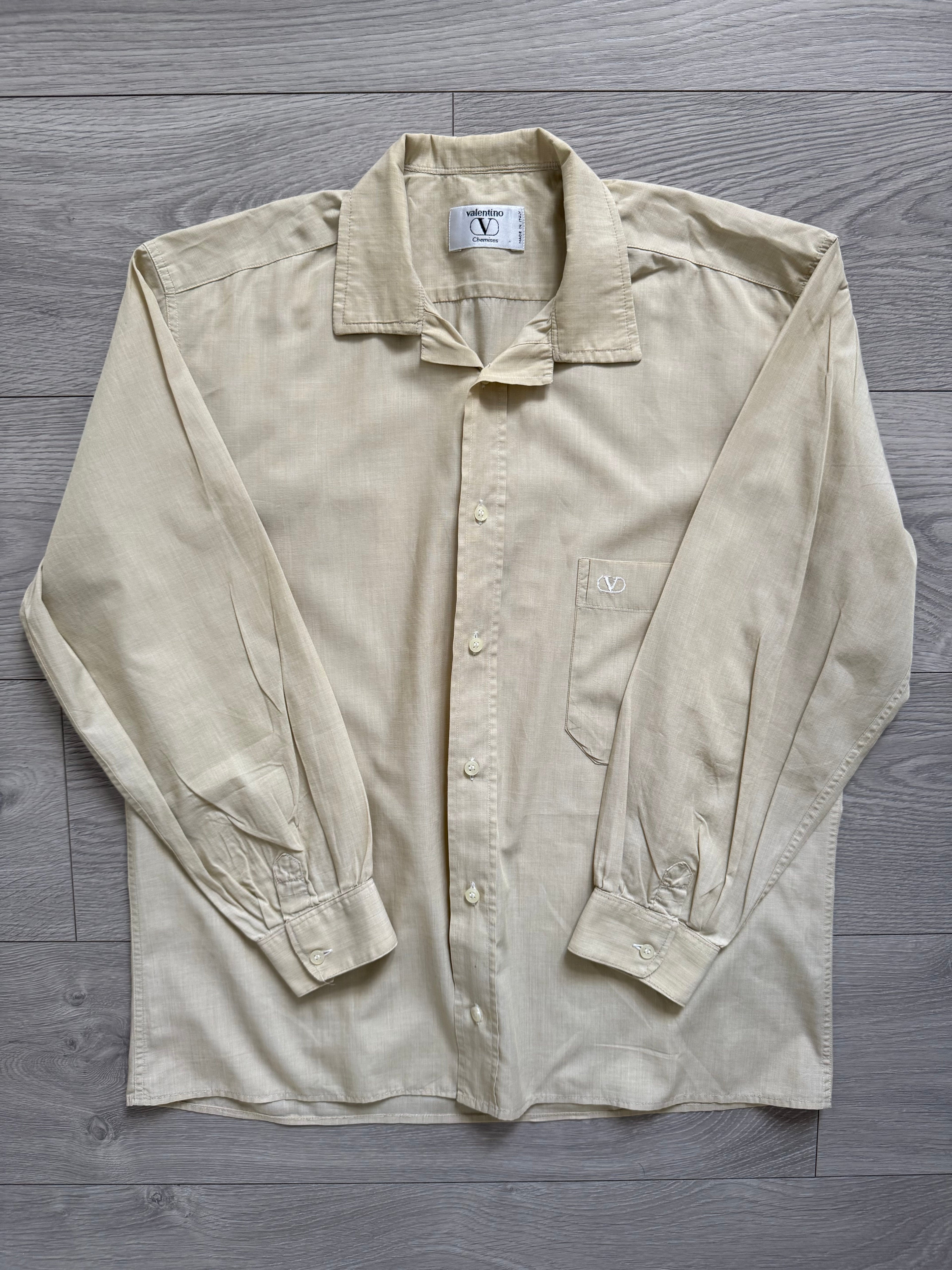 Valentino 1980s Cotton Shirt - Size S