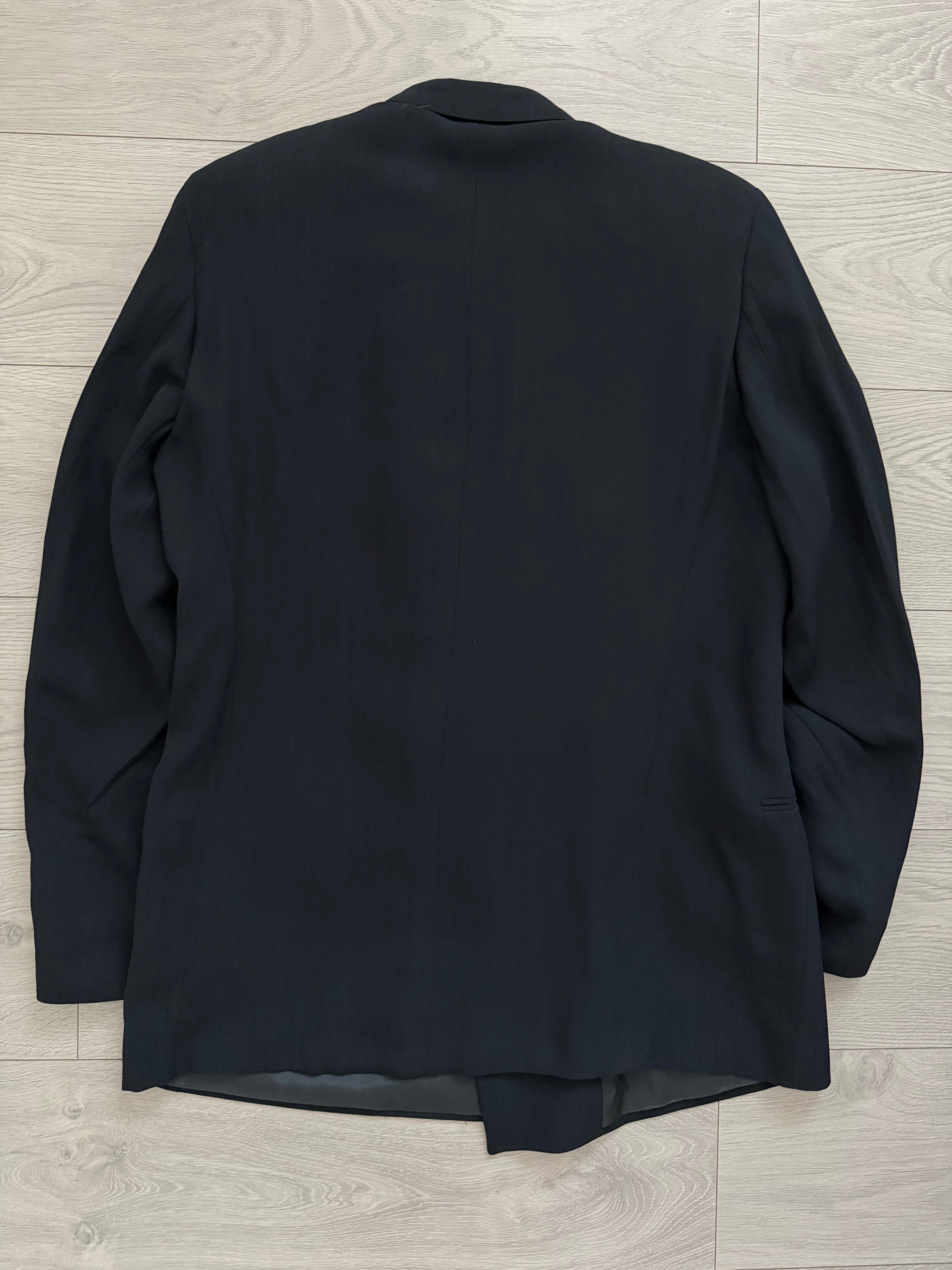 Giorgio Armani 1980s Peaked Lapel Double Breasted Sport Jacket Blazer - Size XL