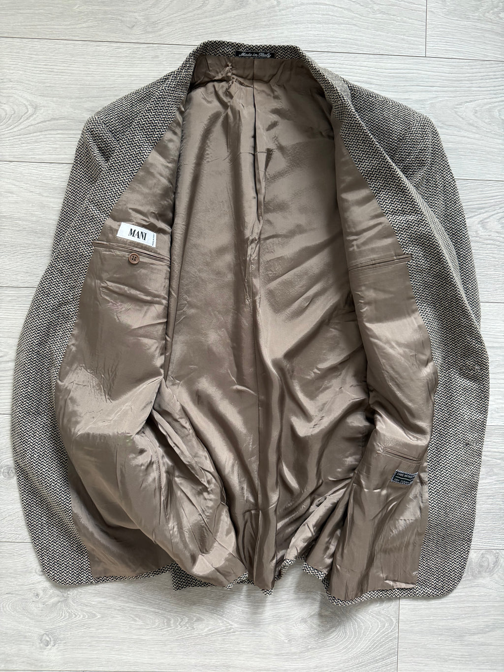 Giorgio Armani Mani 2B Wool Textured Sport Jacket Blazer - Size XXL