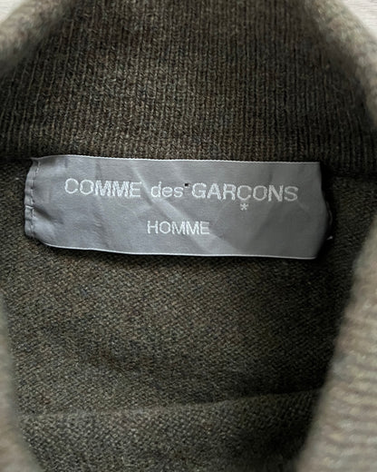 Comme Des Garcons Homme AD1991 Mock Neck Wool Sweater - Size M