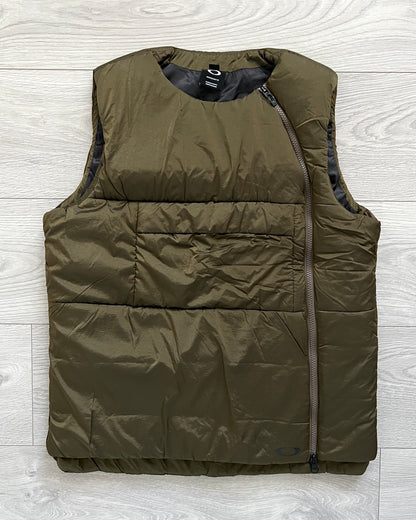 Oakley Asymmetrical Zip Padded Utility Vest - Size S