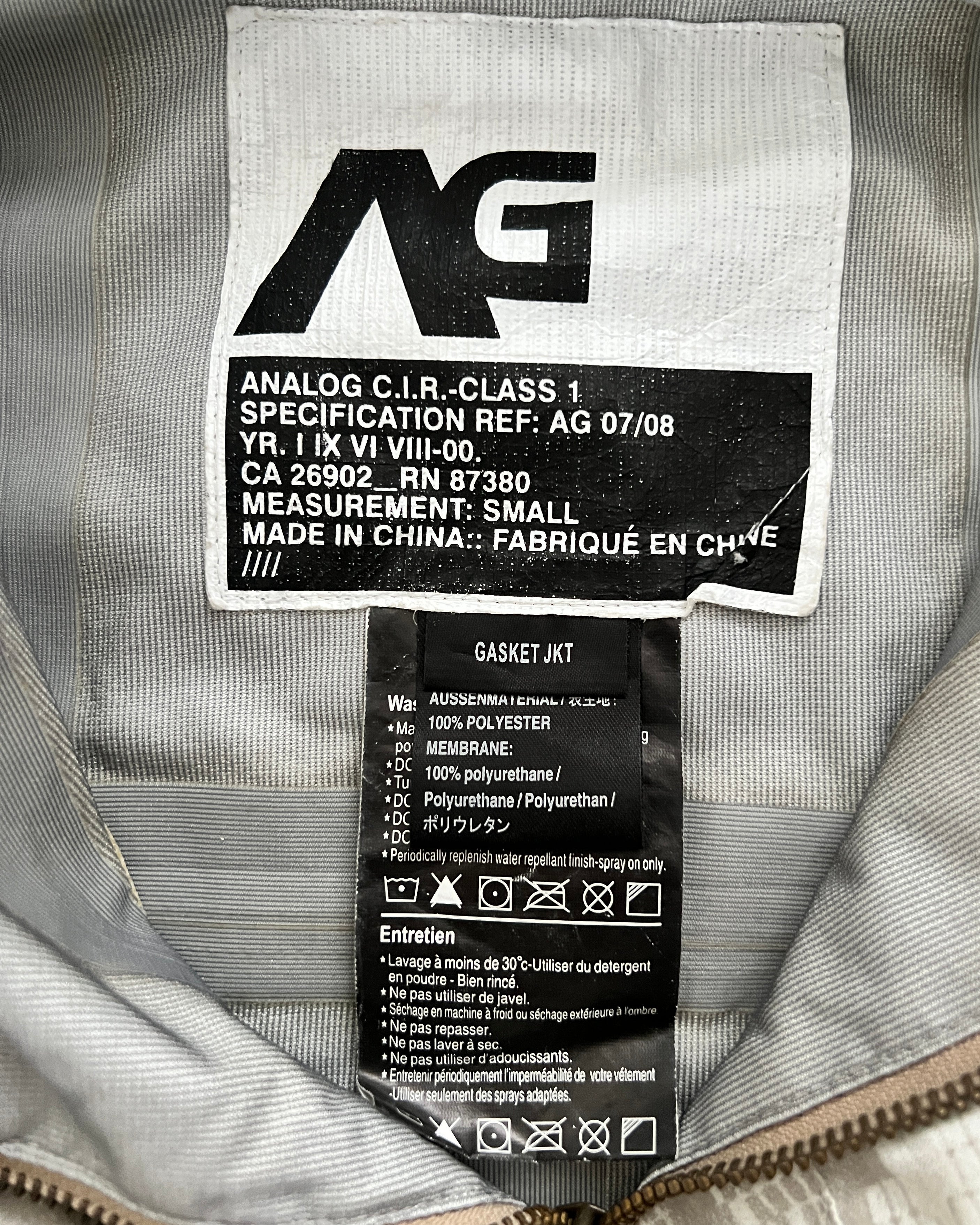 Burton Analog FW2007 Waterproof Snow Camo 'Gasket' Jacket - Size S