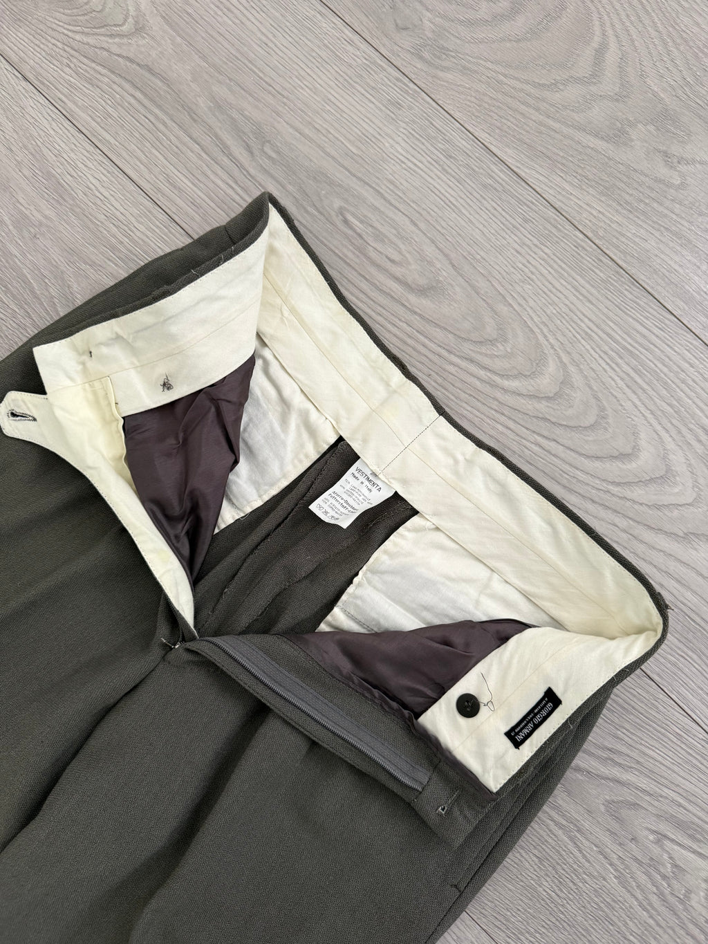 Armani 1990s Draped Double Pleated Pants - Size 30