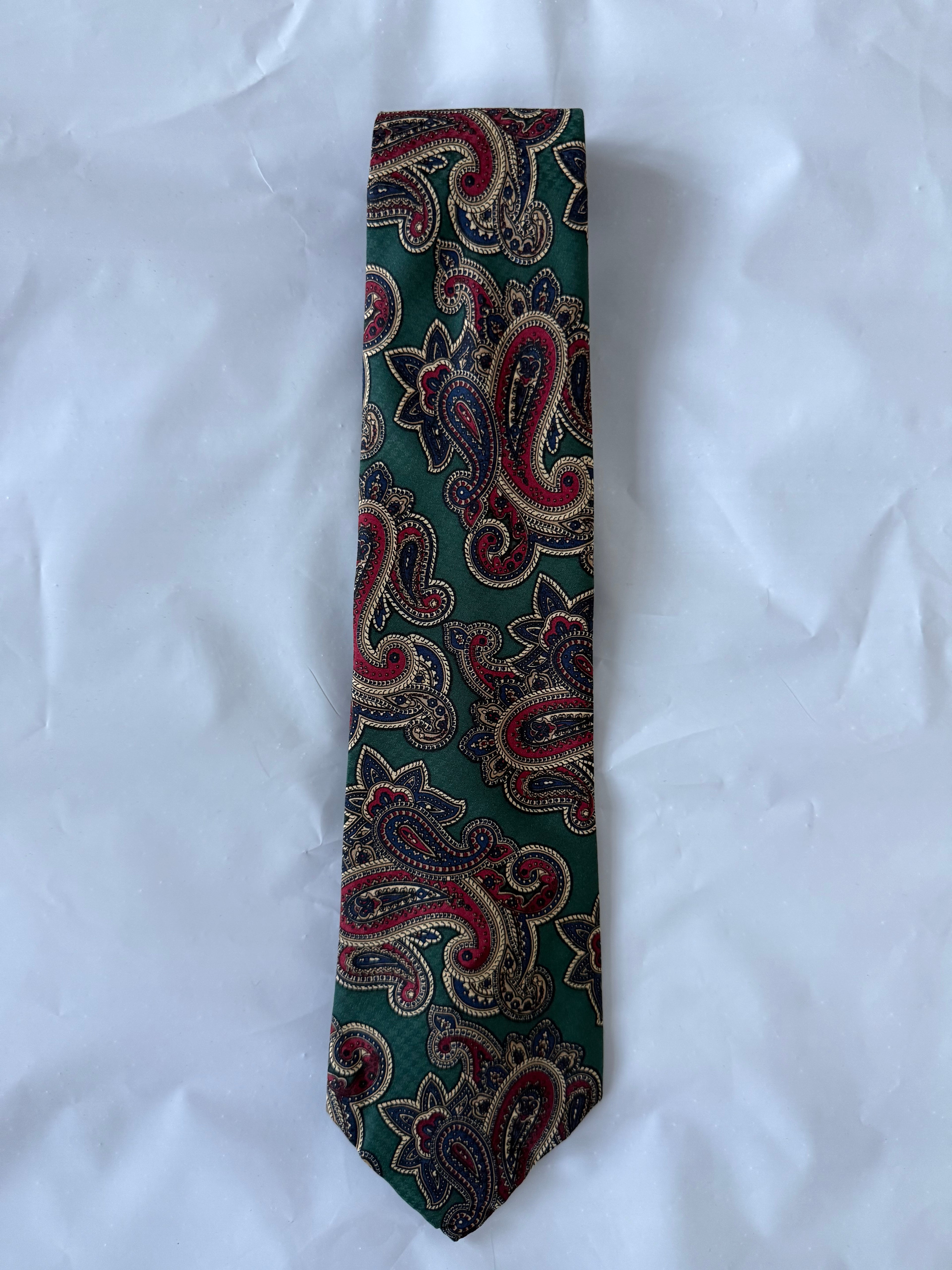 Giorgio Armani 1980s Silk Tie With Box