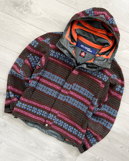 Junya Watanabe FW2005 Gore-Windstopper Fair Isle Technical Jacket - Size S