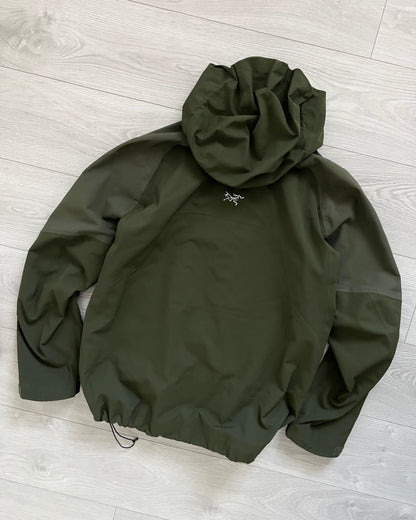 Arcteryx 00s Green Stingray Gore-Windstopper Waterproof Technical Jacket - Size L