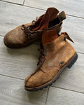 Martin Margiela FW2004 Artisanal Line (0)(10) Reconstructed Military Boots - Size US10