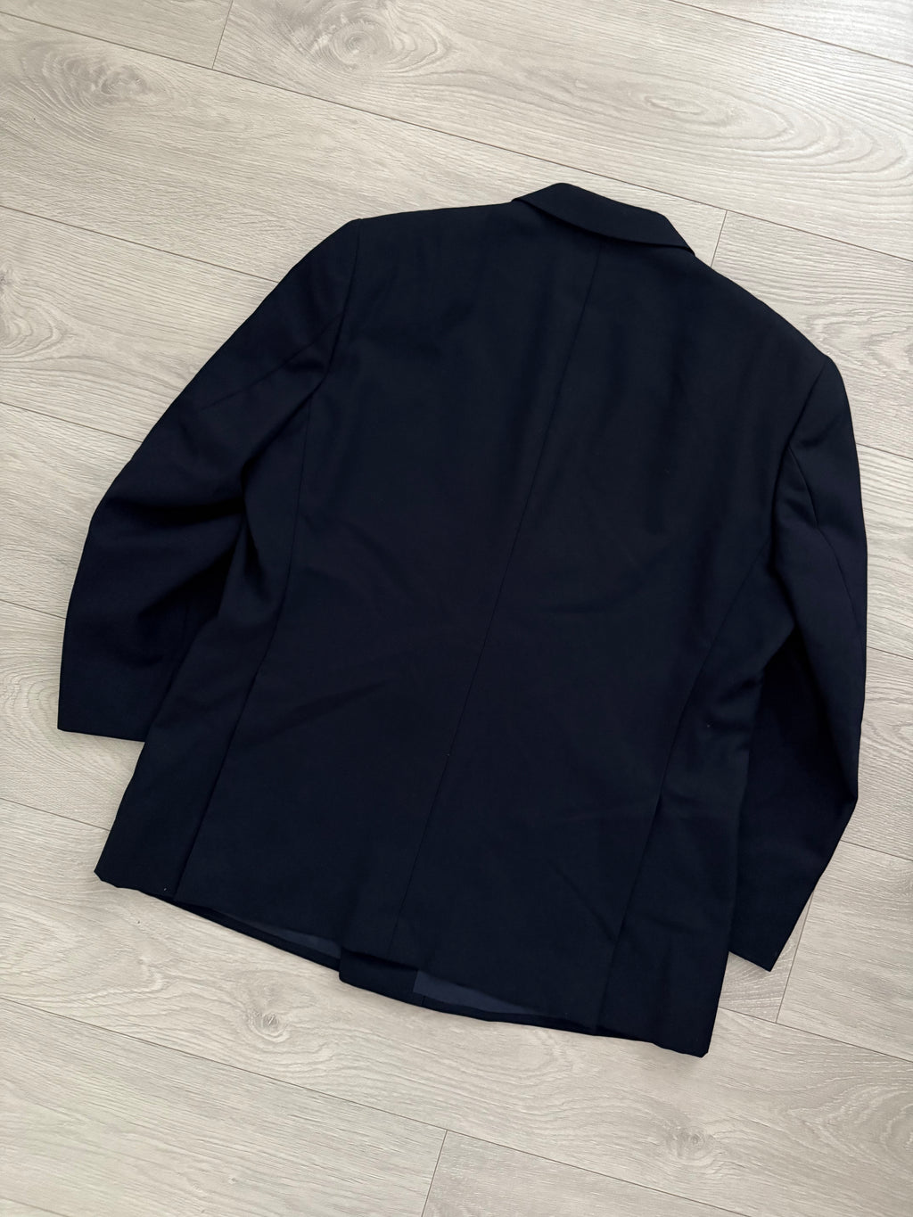 Doremuil Fabric Double Breasted Pleated Wool Suit - Size XL Jacket / 38" Waist