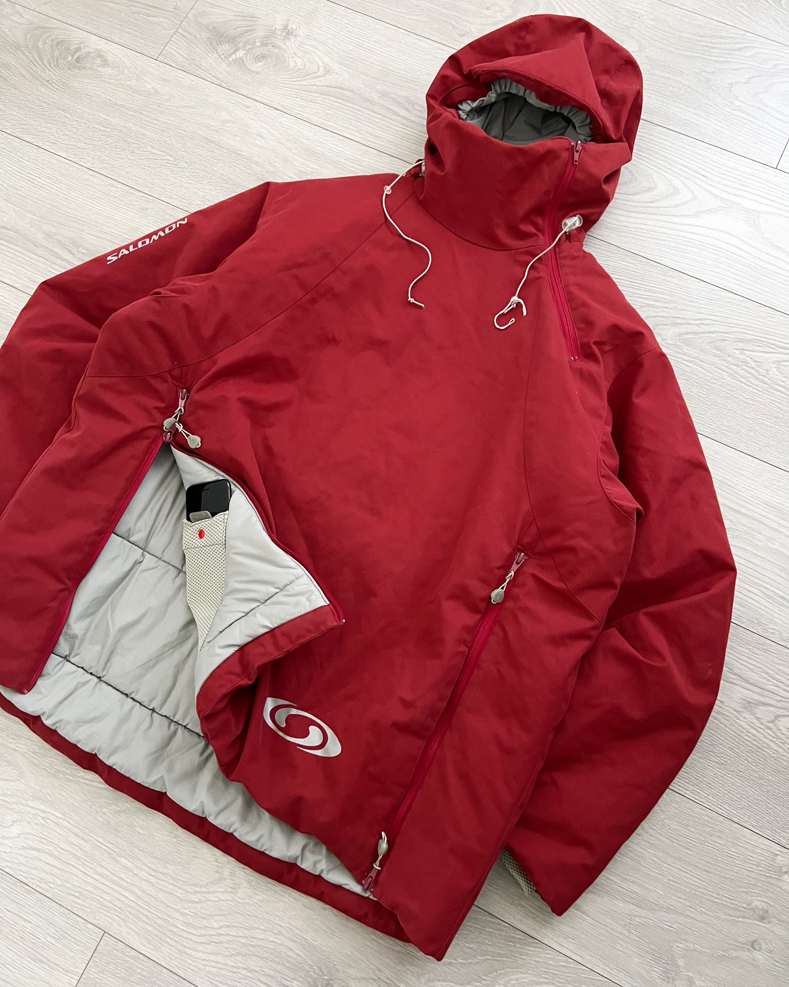 Salomon Late 1990s Asymmetrical Zip Technical Insulated Jacket