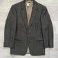 Armani 1990s Pleated Herringbone Wool Suit - S Jacket / 28" Waist