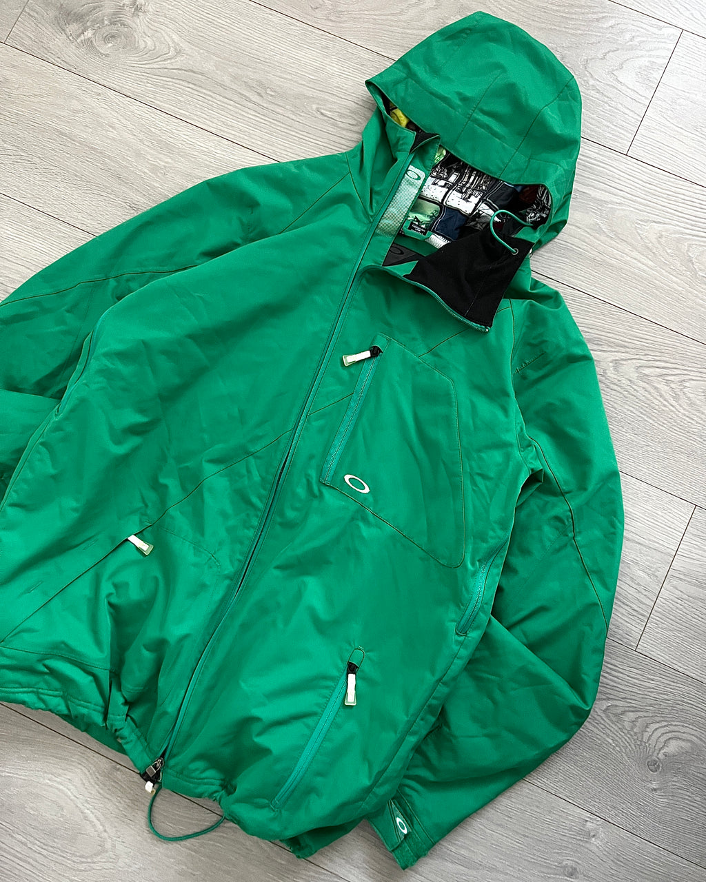 Oakley FW2011 Thinsulate Fleece Mapped Dual Magnet Vent Jacket - Size L