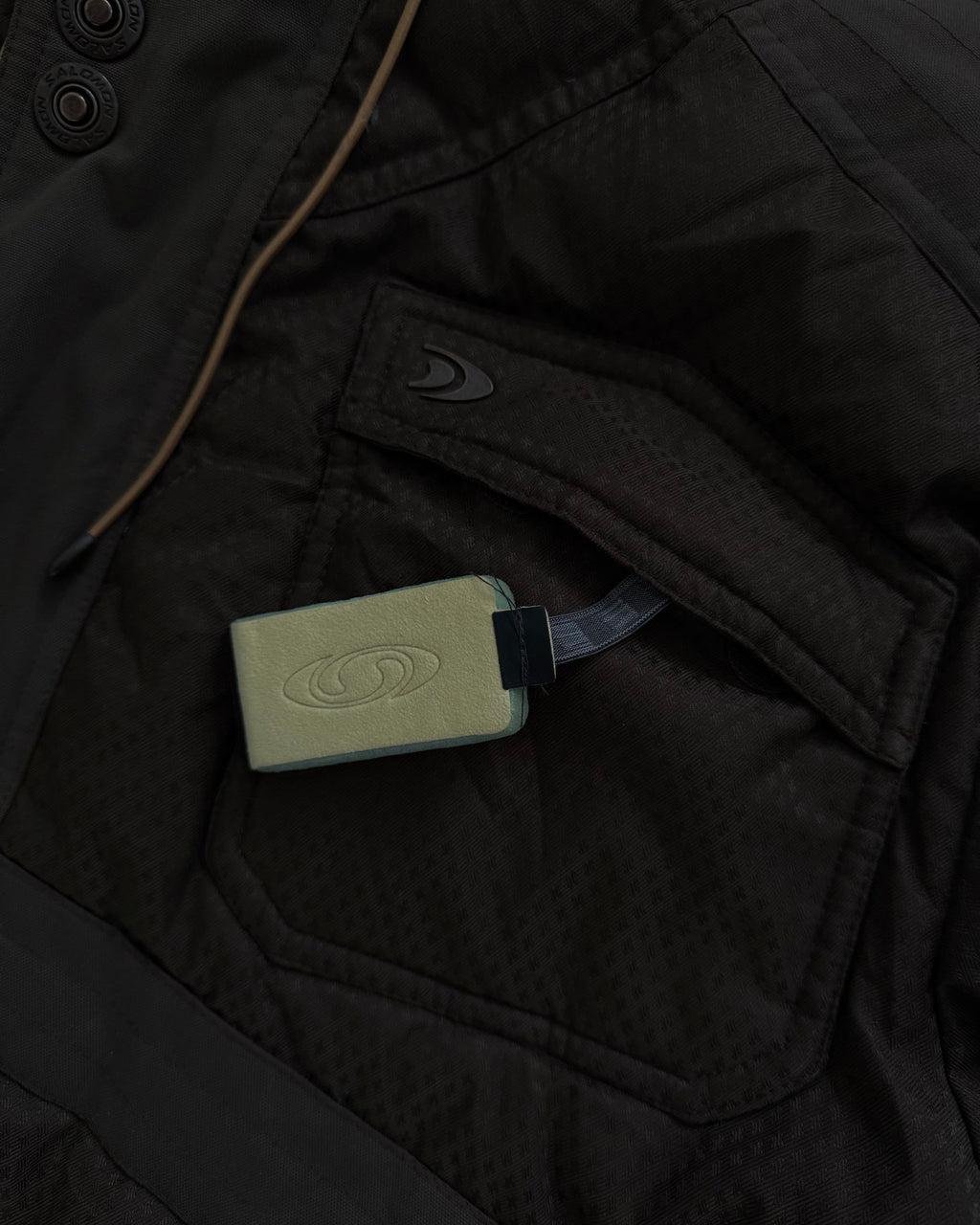 Salomon FW2007 Brown Down Filled Technical Puffer Parka - Size M