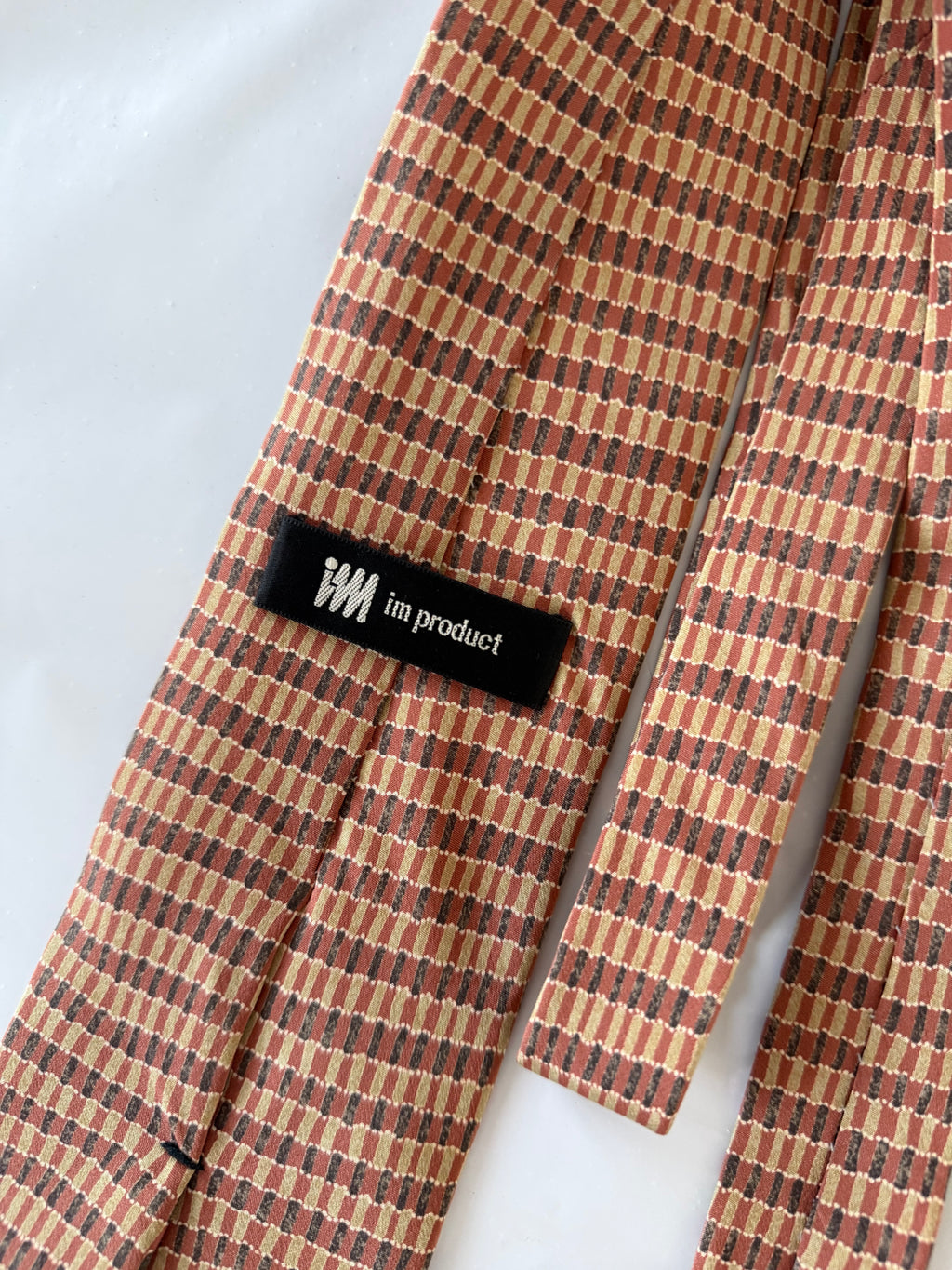 Issey Miyake 1990s Silk Tie