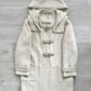 Hermes by Martin Margiela FW2000 Leather Buckle Runway Duffle Coat - Size M Womens