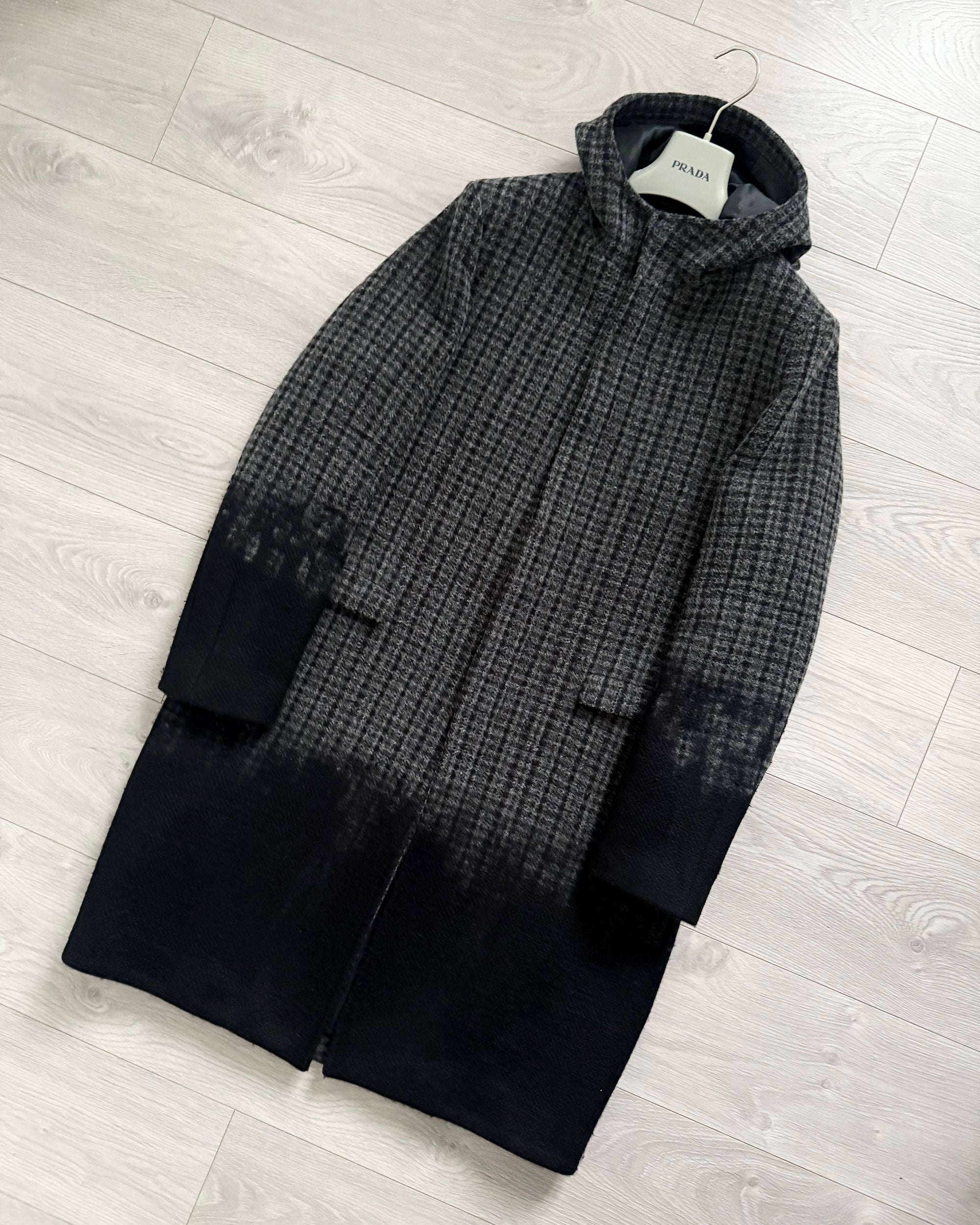 Prada FW2007 Runway Gradient Wool Coat - Size M