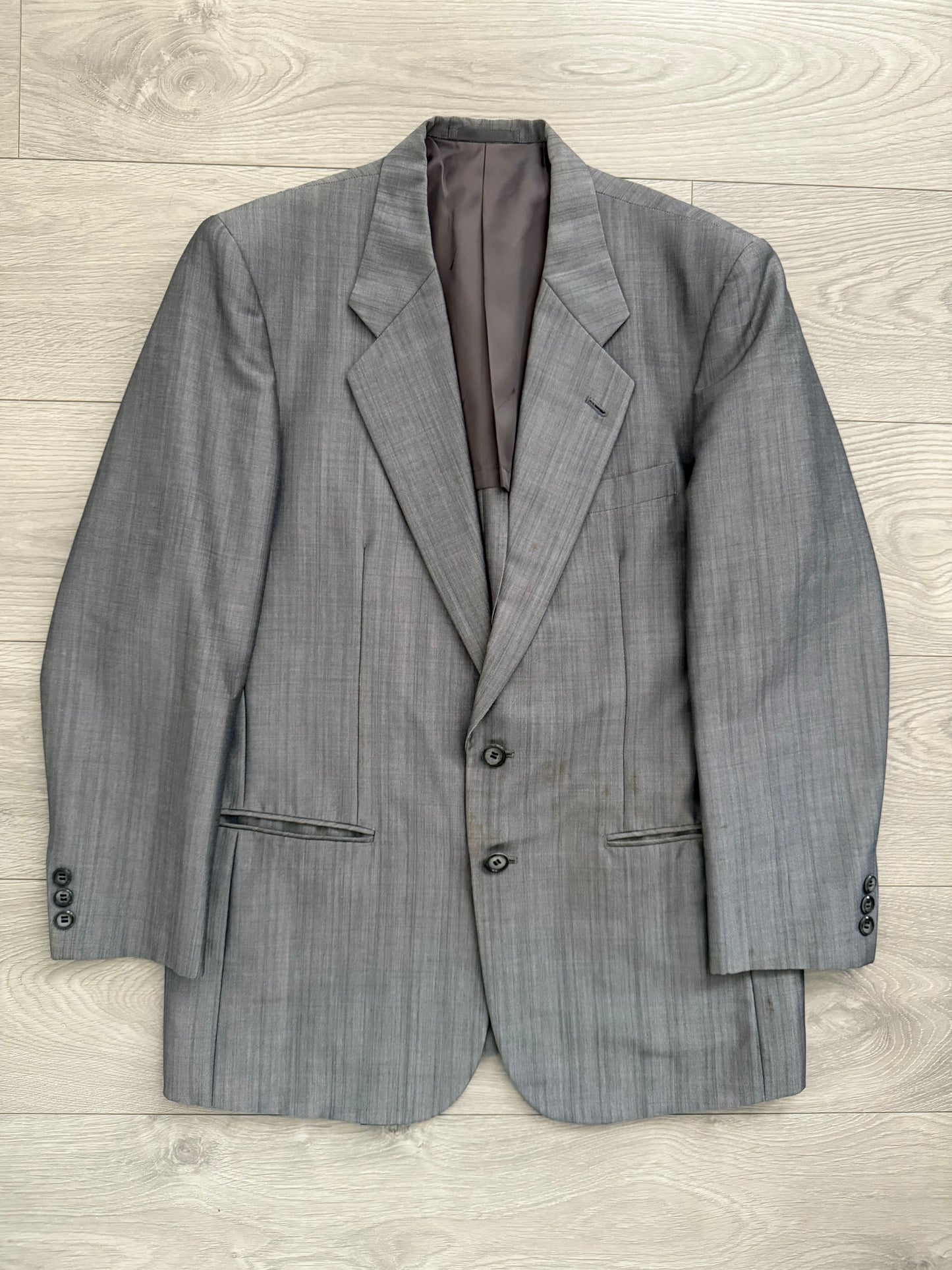 Doremuil Fabric Pleated Wool Suit - Size M Jacket / 32" Waist