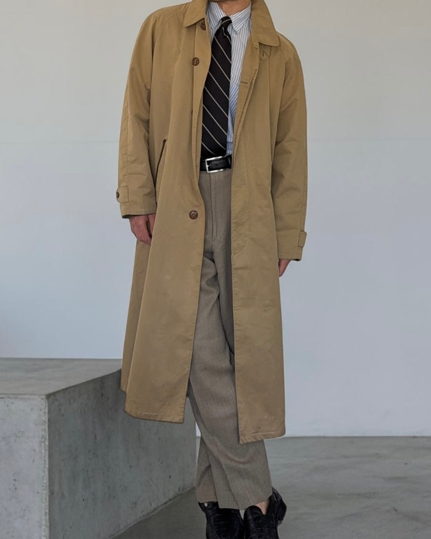 Giorgio Armani 1980s Oversized Belted Trench Coat w/ Removable Liner - Size L