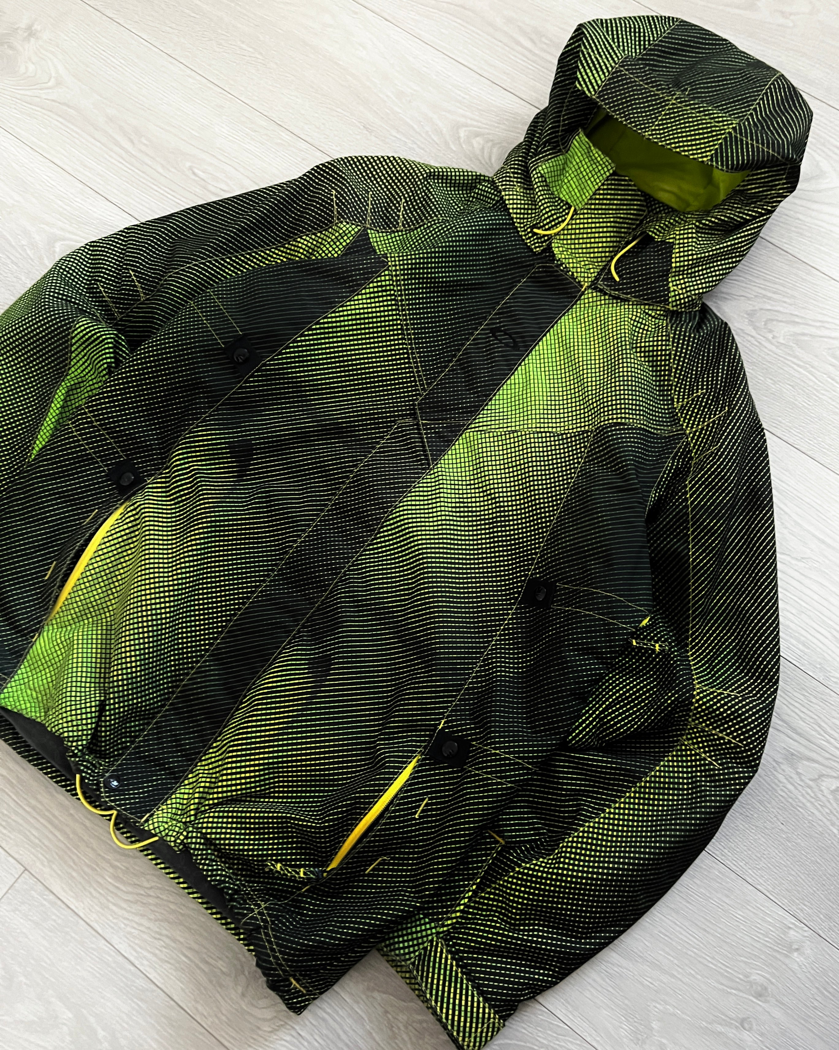 Oakley FW2010 Magnetic Hood 3D Holographic Print Technical Waterproof Jacket - Size M