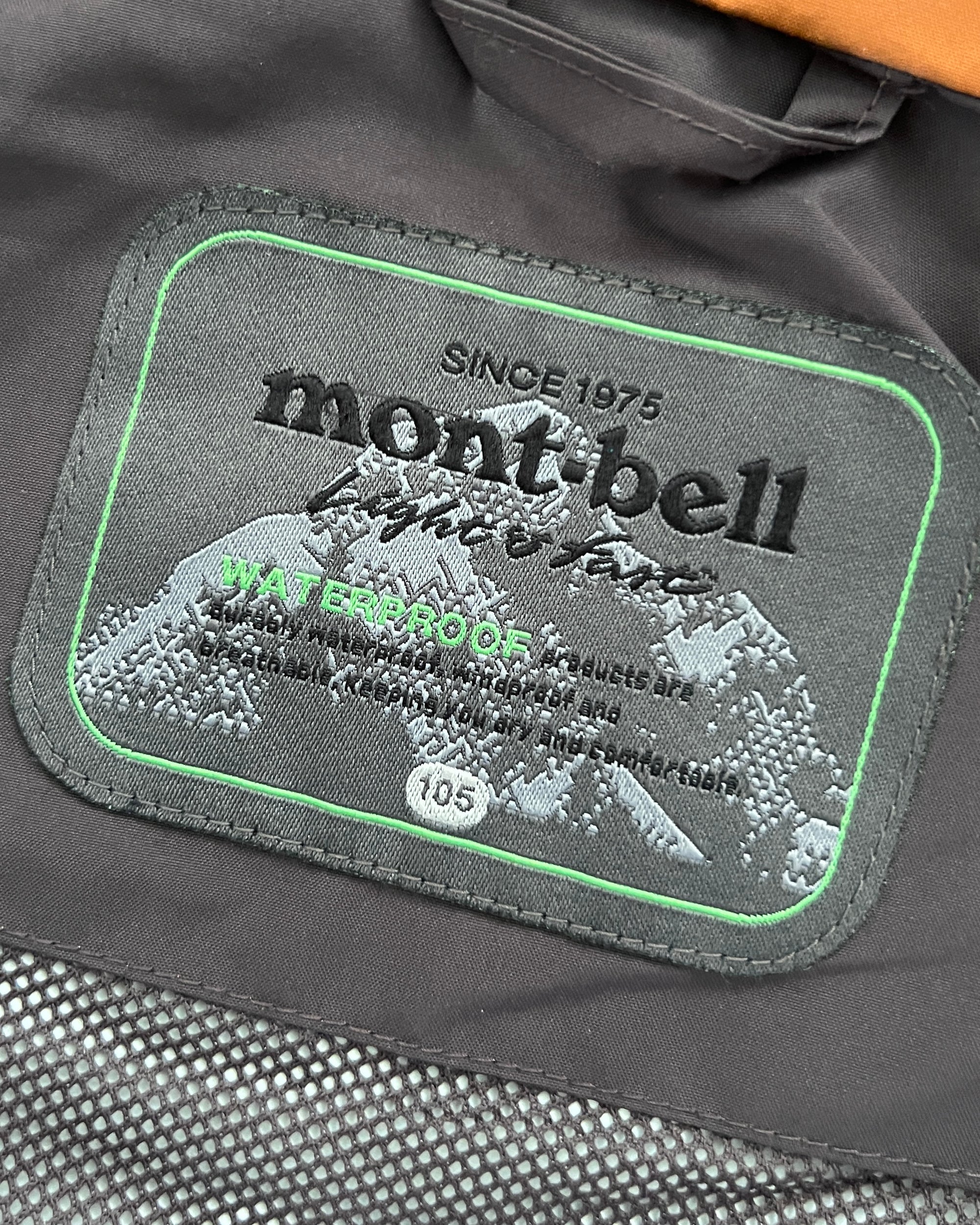 Montbell 00s HydroBreeze Waterproof Technical Jacket - Size L
