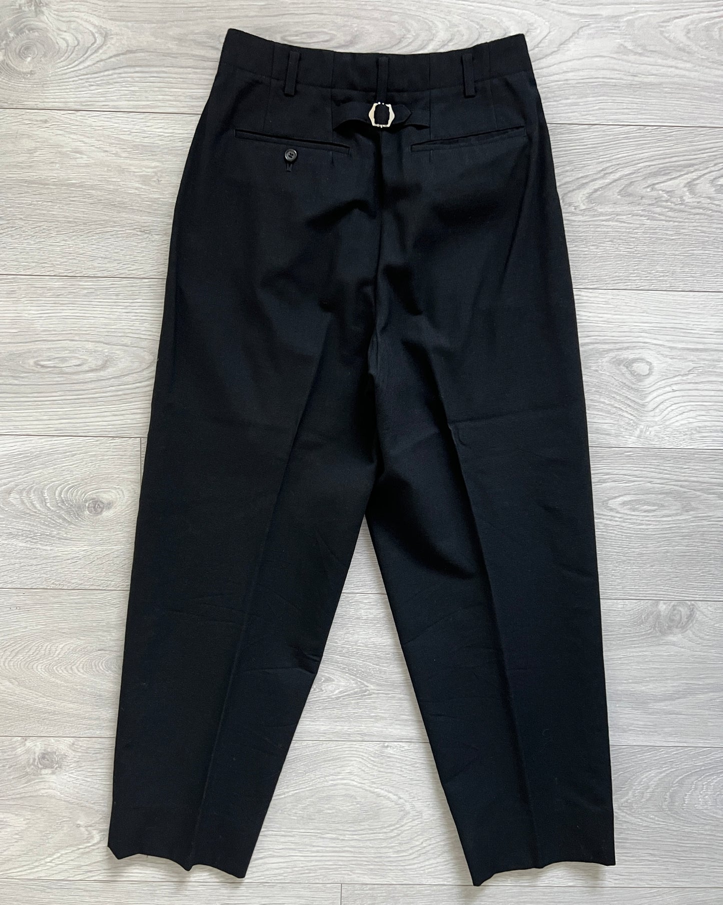 Comme Des Garcons Homme AW1988 Wool Pleated Suit - Size M Jacket / 30" Waist Trousers