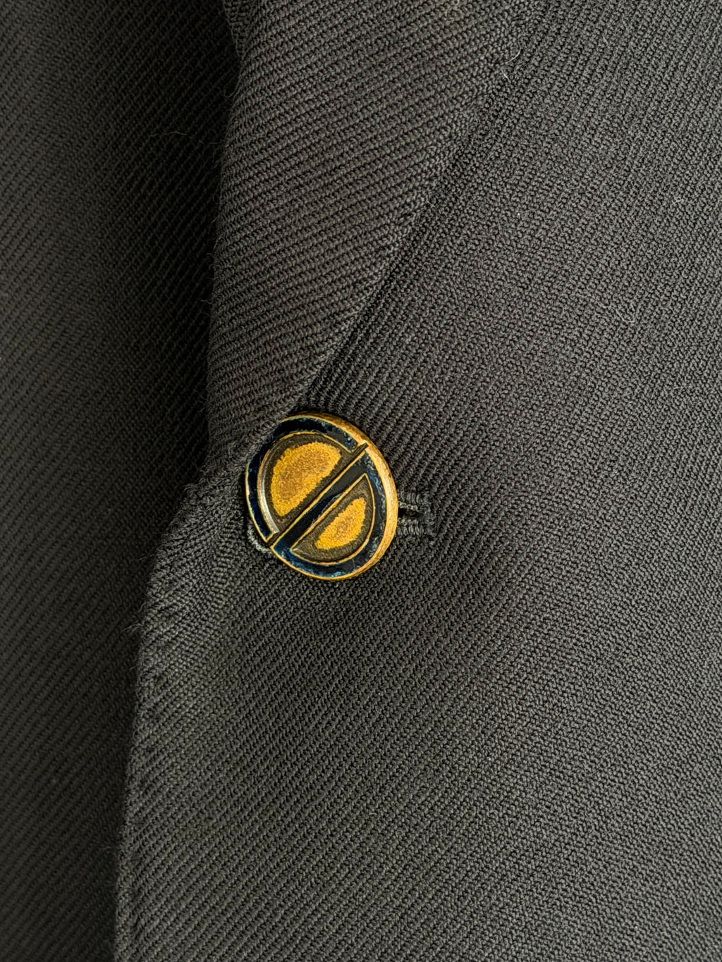Dior 1980s 2B Metal Button Navy Wool Sport Jacket Blazer  - Size M