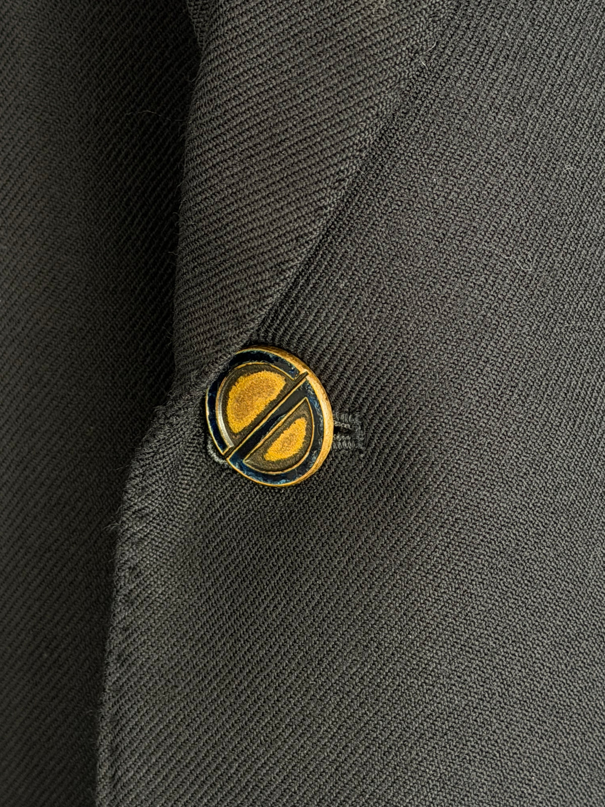 Dior 1980s 2B Metal Button Navy Wool Sport Jacket Blazer  - Size M
