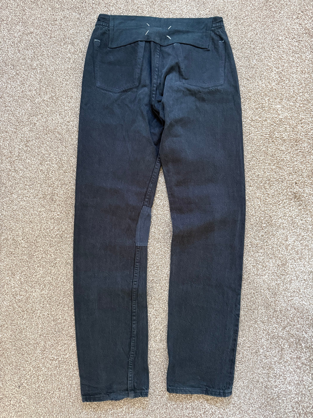 Maison Martin Margiela Artisanal Line (0) SS2002 Re-Worked Denim Panelled Pants - Size 28" Waist