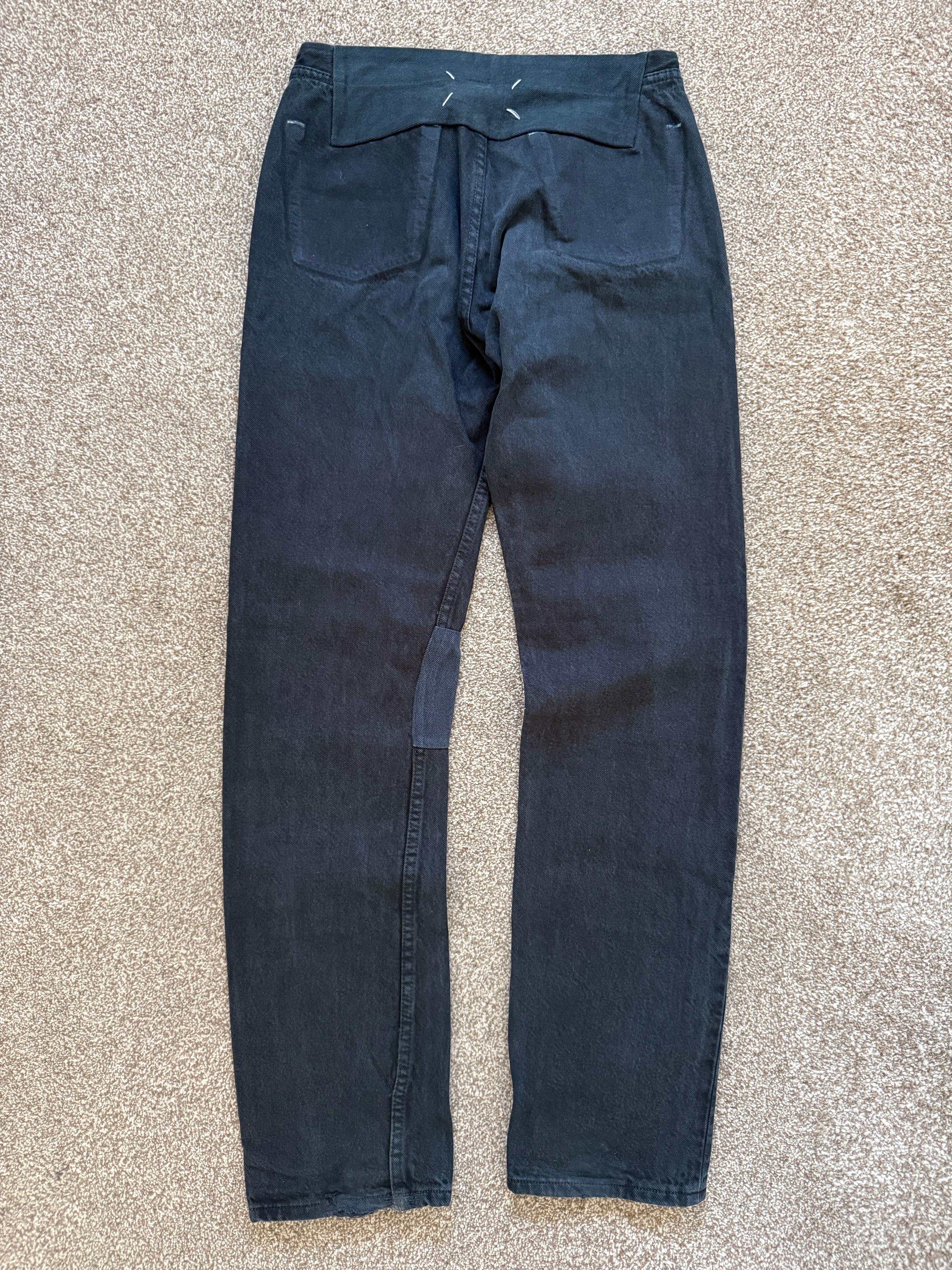 Maison Martin Margiela Artisanal Line (0) SS2002 Re-Worked Denim Panelled Pants - Size 28" Waist