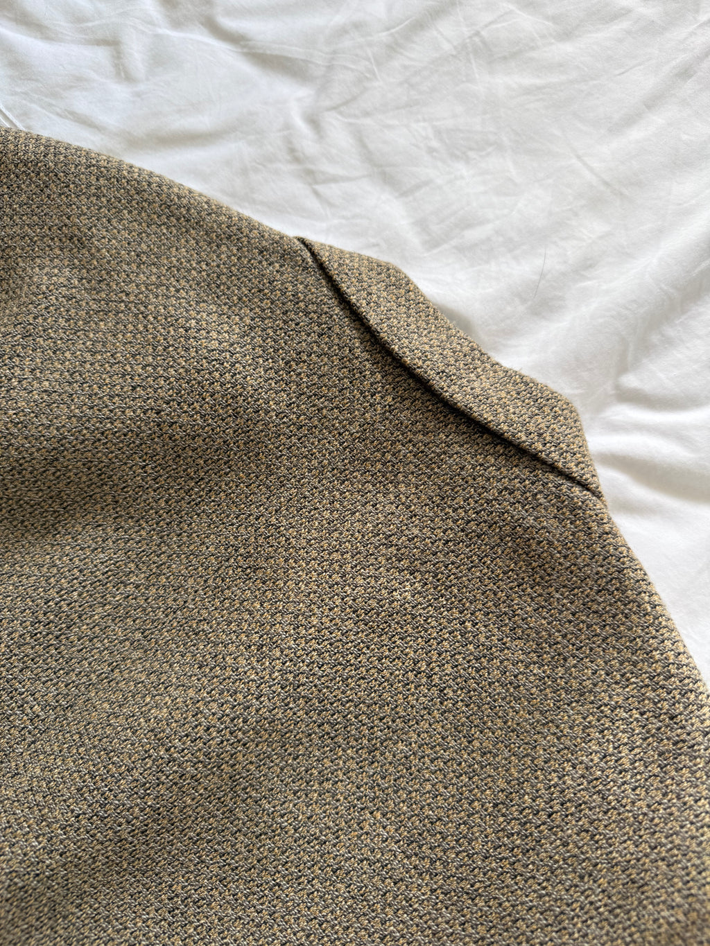Giorgio Armani 1980s Peaked Lapel Double Breasted Textured Wool Sport Jacket Blazer - Size XXL