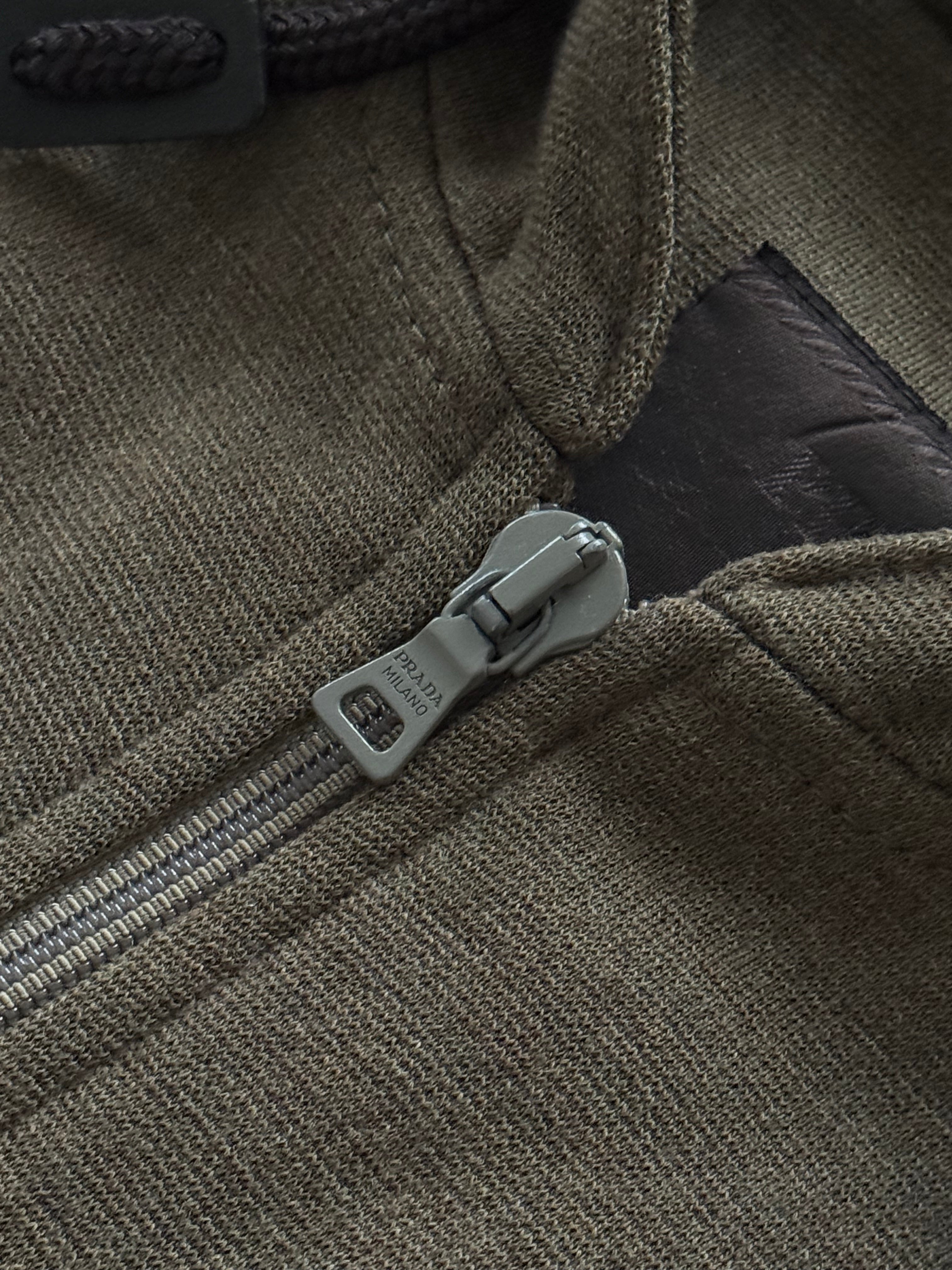 Prada Mainline FW1998 Hooded Wool Knit Jacket - Size L – NDWC0 Shop