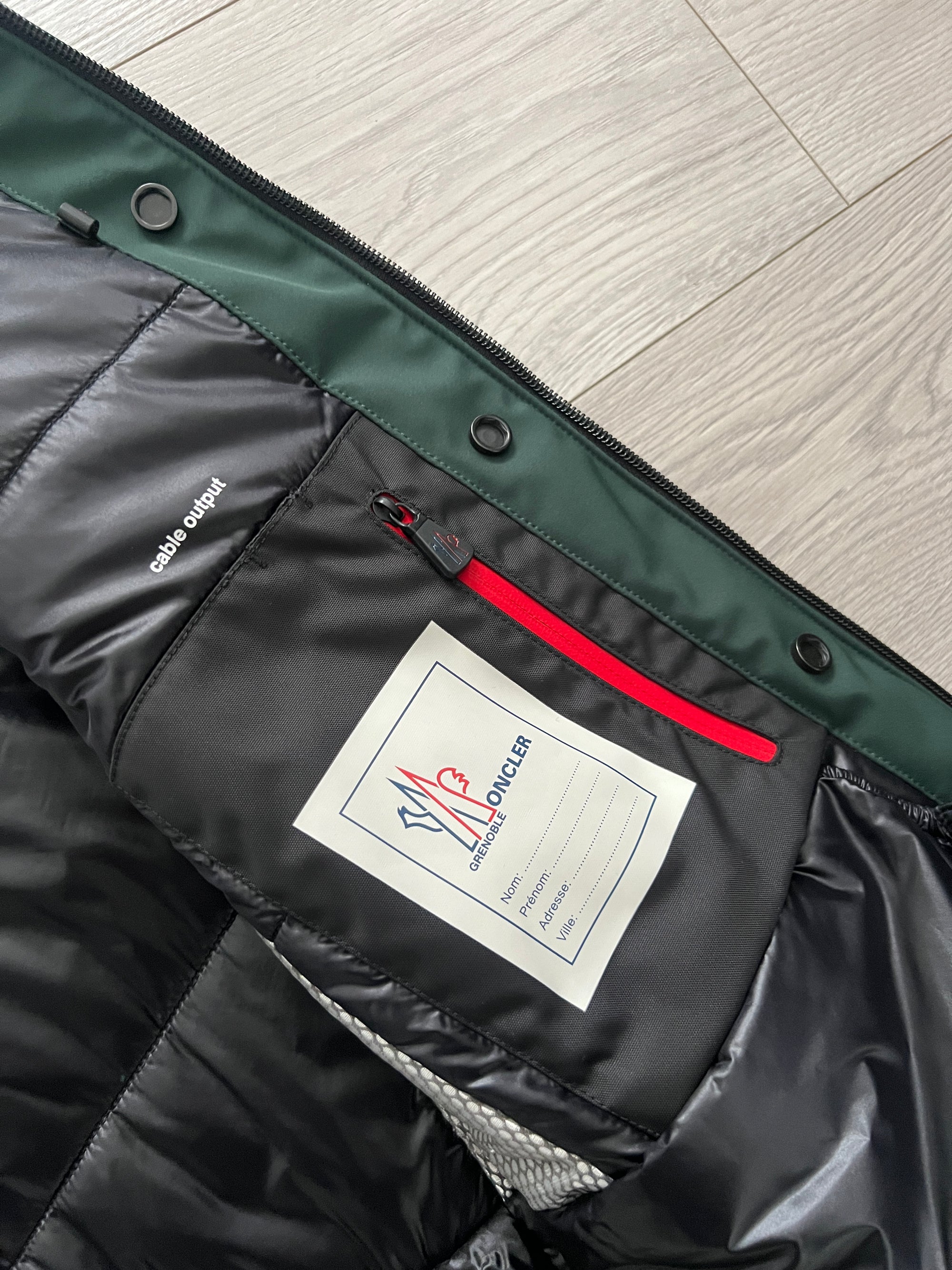 Moncler Grenoble Carmaux Technical Waterproof Insulated Jacket - Size M
