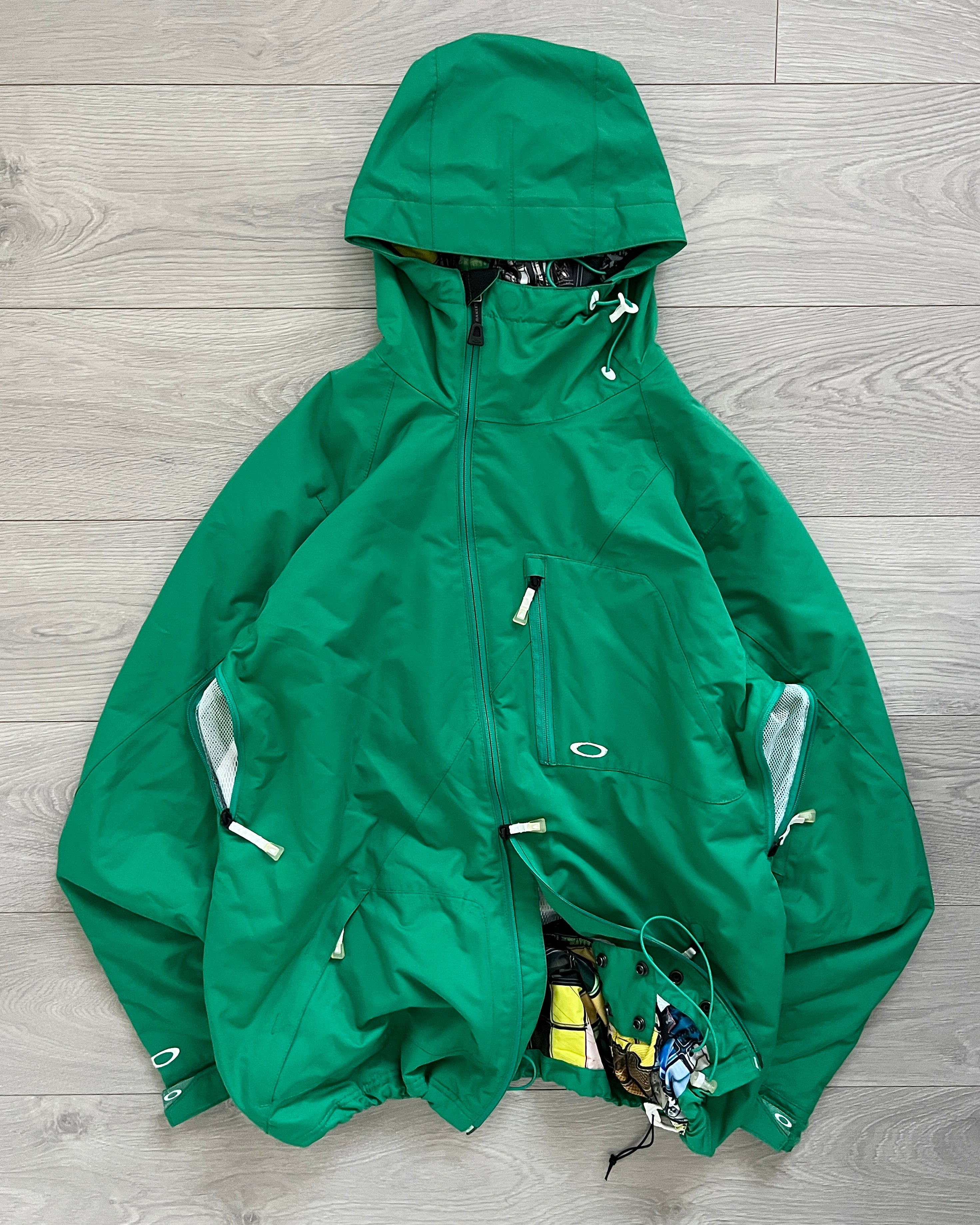 Oakley FW2011 Thinsulate Fleece Mapped Dual Magnet Vent Jacket - Size L