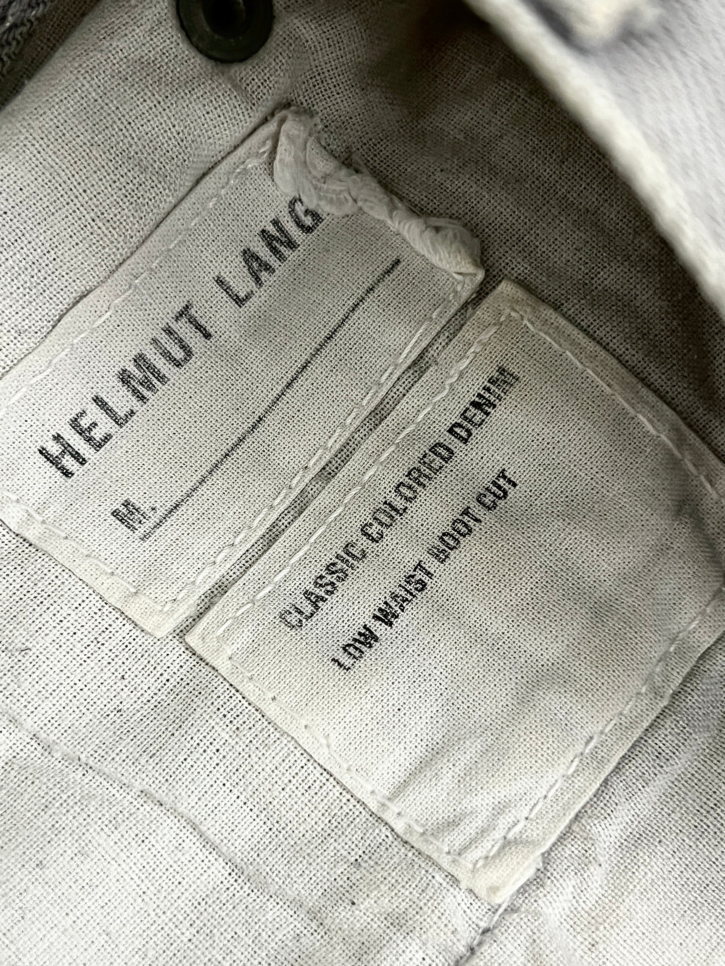 Helmut Lang 2003 Low Waist Bootcut 'Classic Coloured Denim' Jeans - Size 30