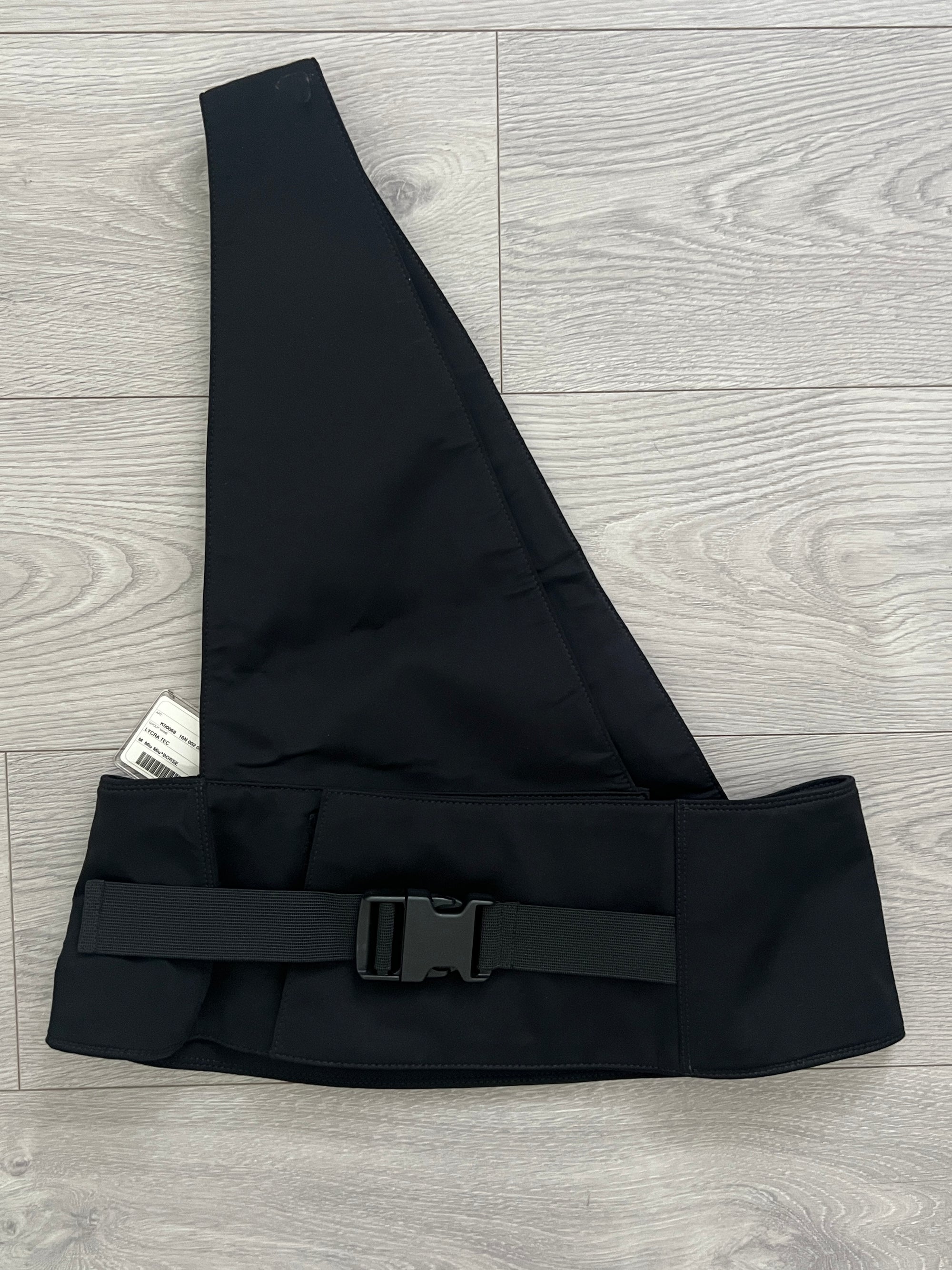 Miu Miu FW1999 Tech Fabric Utility Body Bag