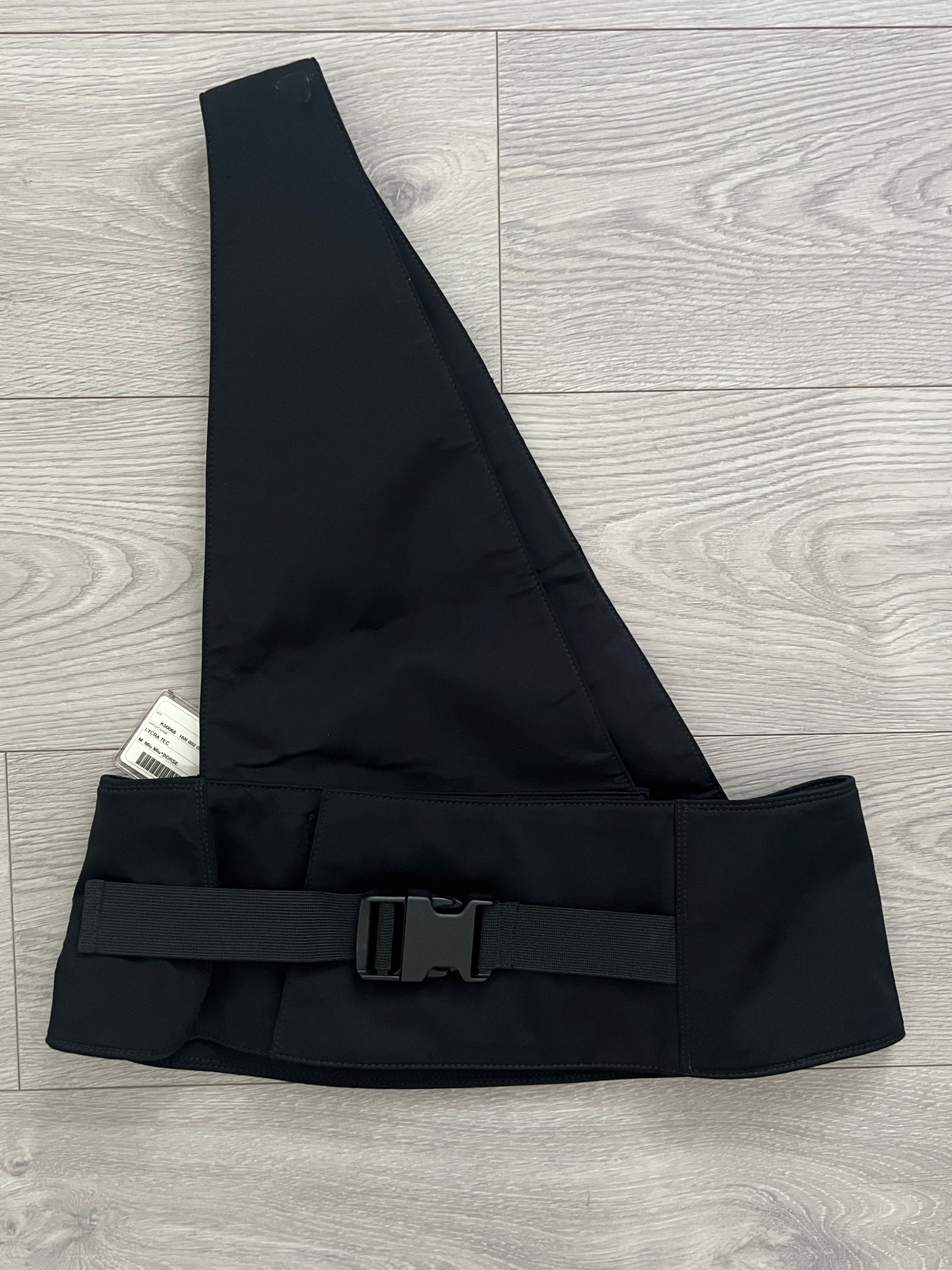 Miu Miu FW1999 Tech Fabric Utility Body Bag