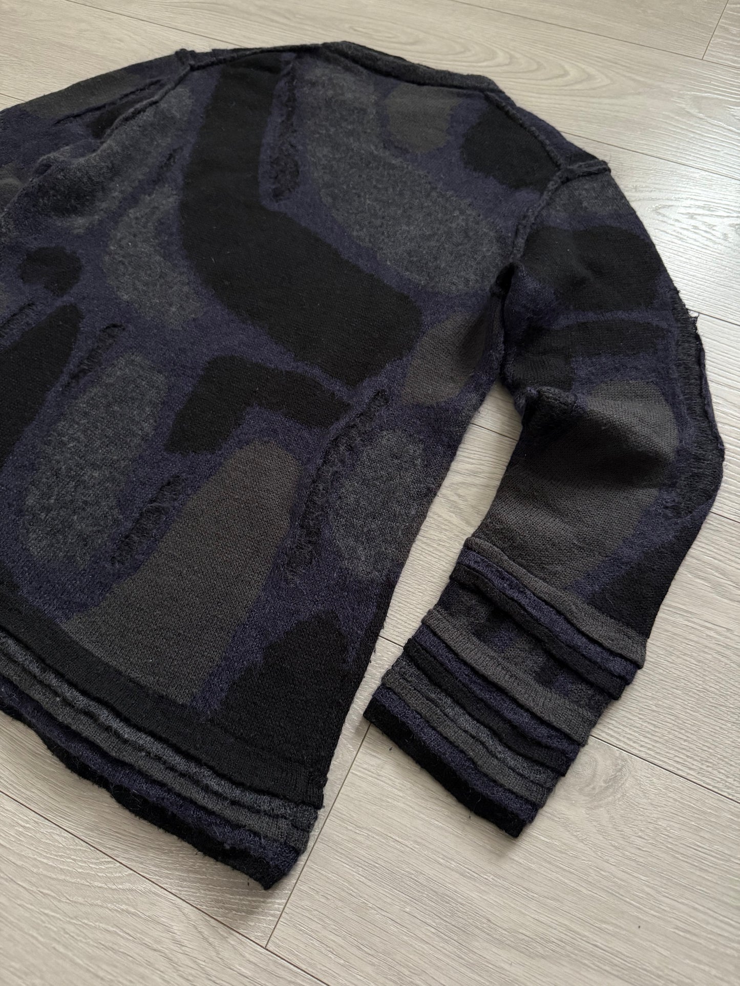 Issey Miyake AW06' Geometric Knit Sweater - Size M