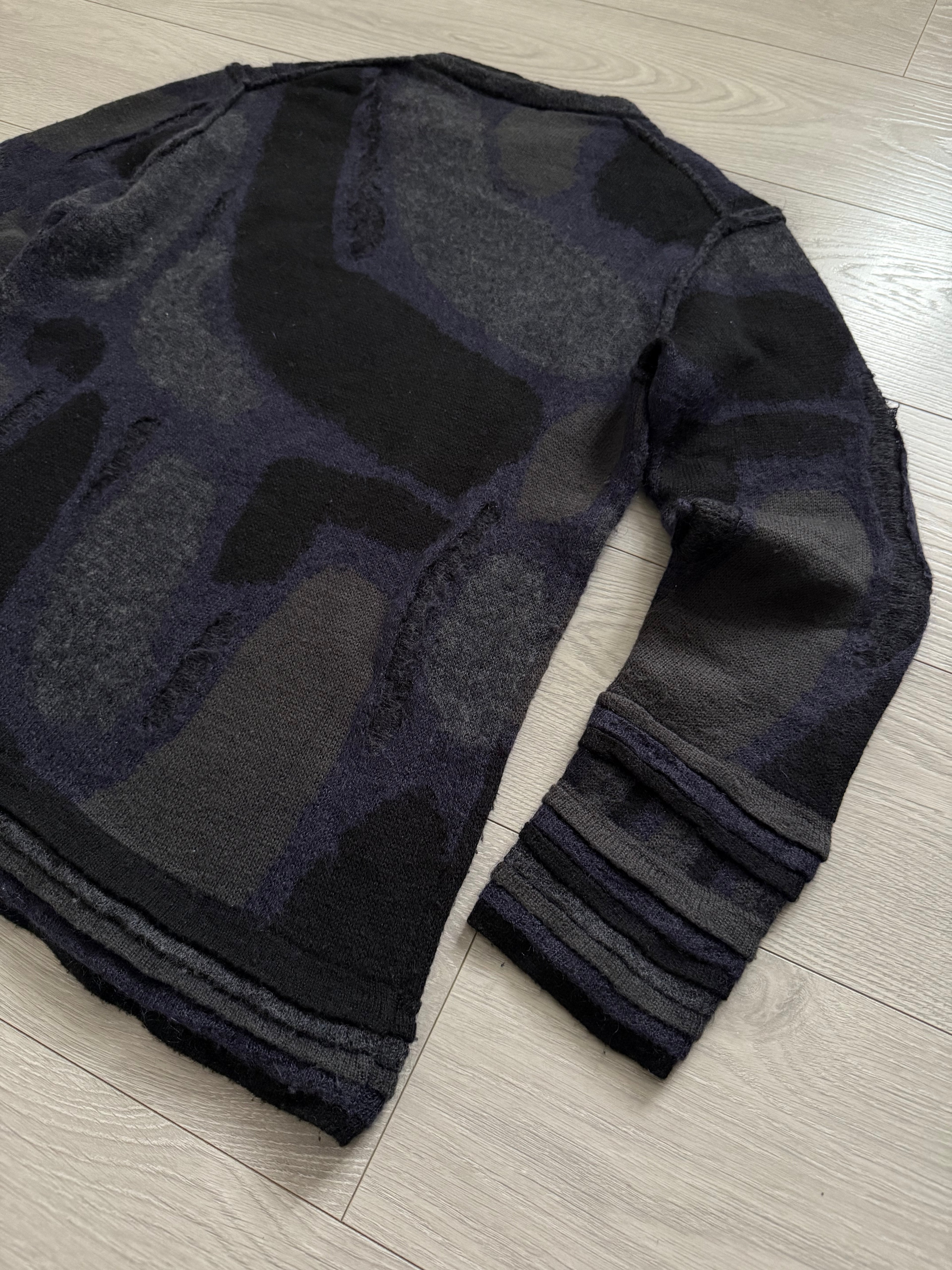 Issey Miyake AW06' Geometric Knit Sweater - Size M