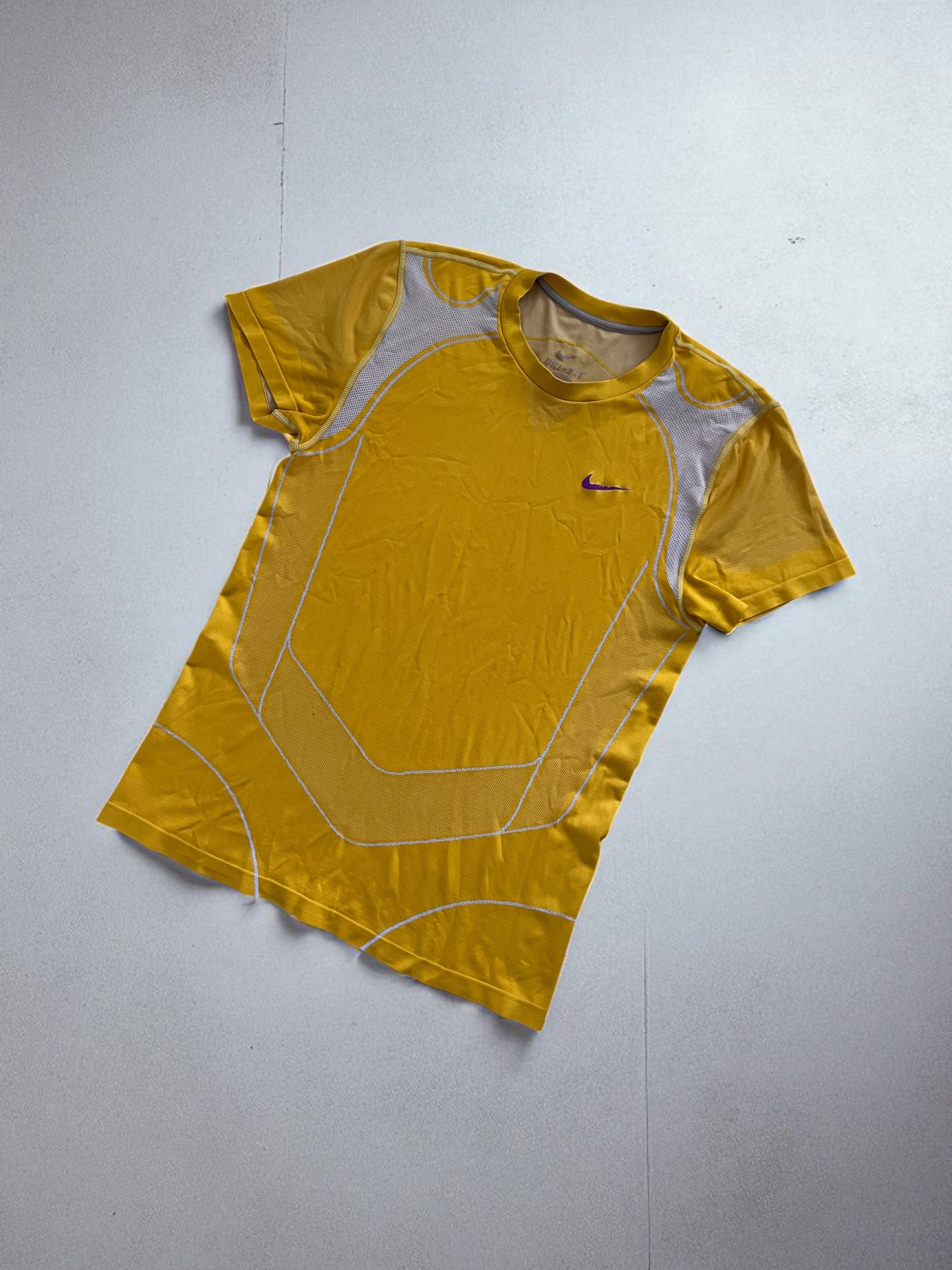 Nike 2010' Dri-Fit Technical T-Shirt Yellow - Size S