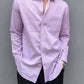 Armani 2004 Striped Snap Collar Shirt - Size M