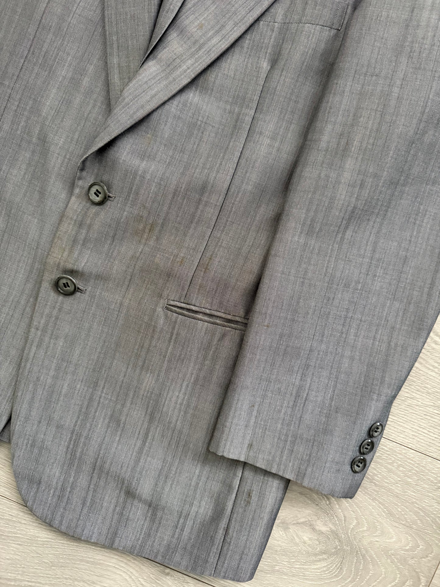 Doremuil Fabric Pleated Wool Suit - Size M Jacket / 32" Waist