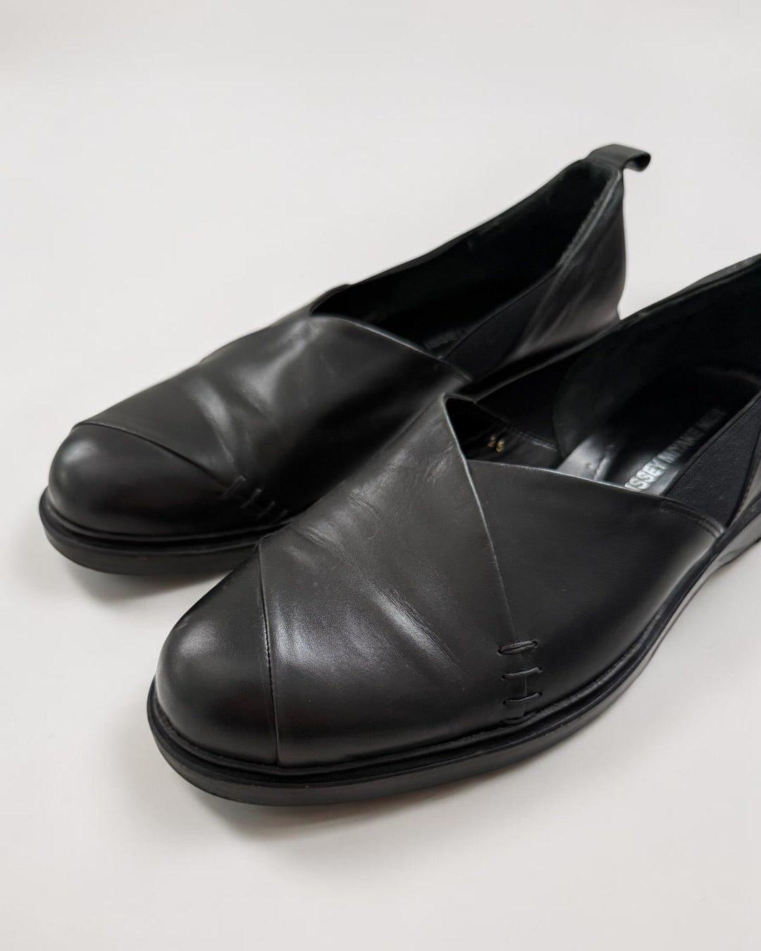 Issey Miyake Vintage Slip-On Leather Derby Shoes - Size US7
