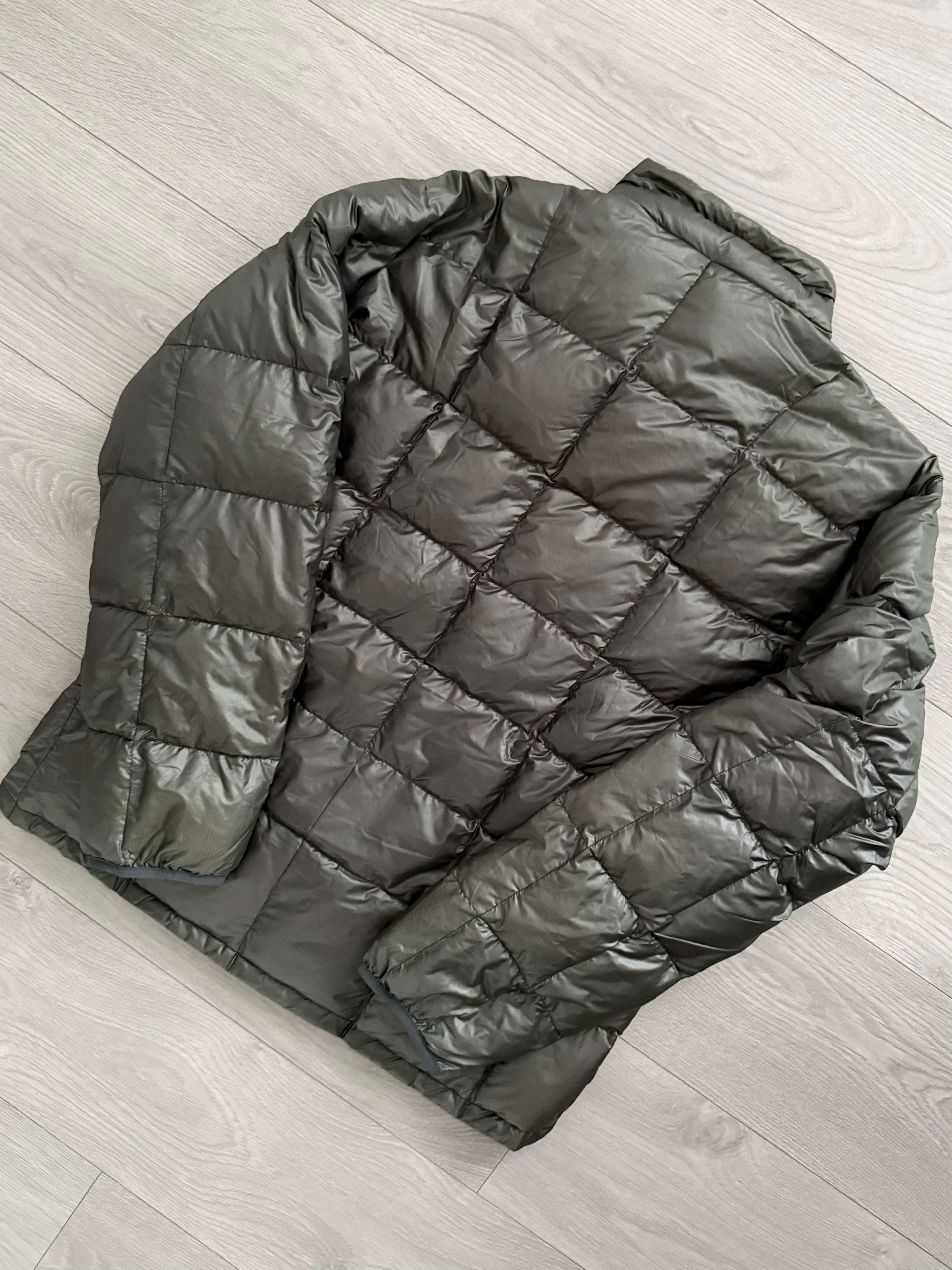 Montbell 00s Square Stitch Snap Front Down Jacket - Size L