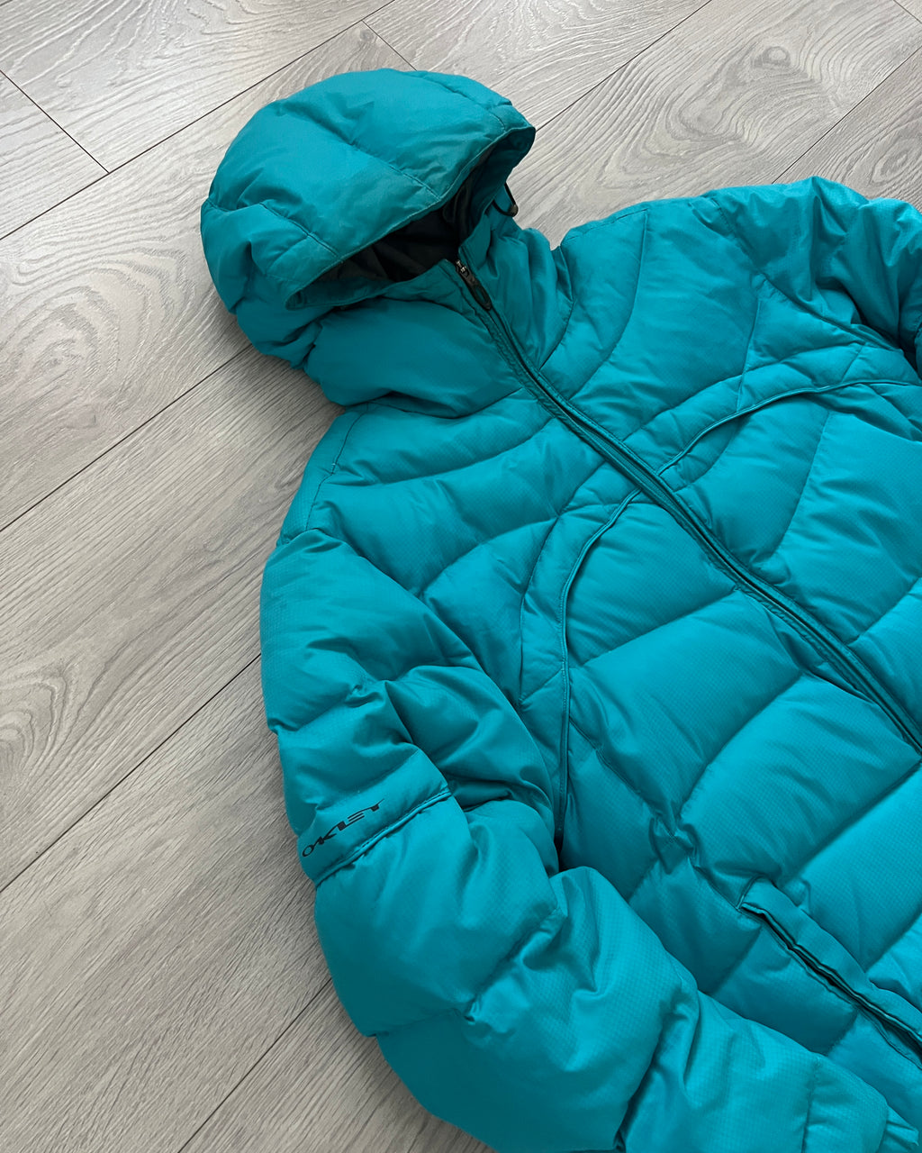 Oakley FW2006 Curve Panelled Tech Down Filled Puffer Jacket - Size M