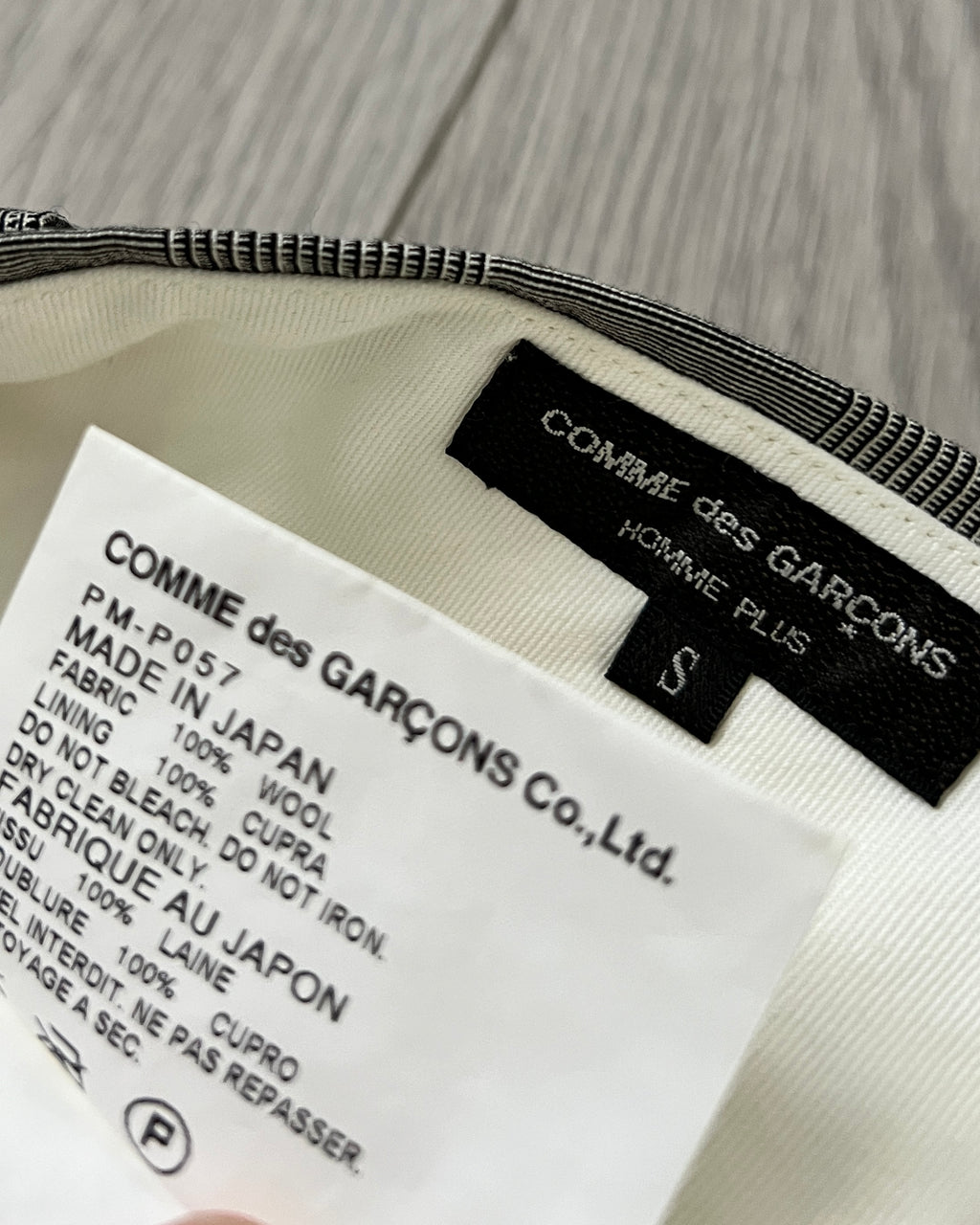 Comme Des Garcons Homme Plus SS2013 'Prince Of Wales' Check Trousers - Size 30